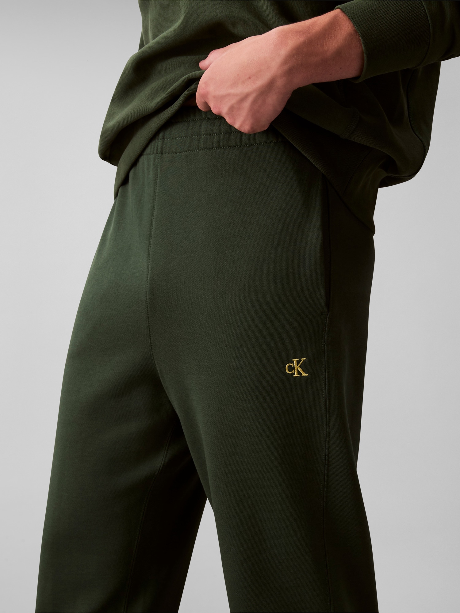 Calvin Klein Jeans Sweathose "EU 350TERRY MONOGRAM JOGGER", regular fit günstig online kaufen