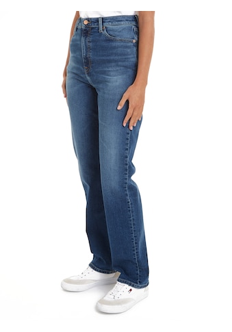 Straight-Jeans »JULIE UH STR AH1280«, mit Logostickerei