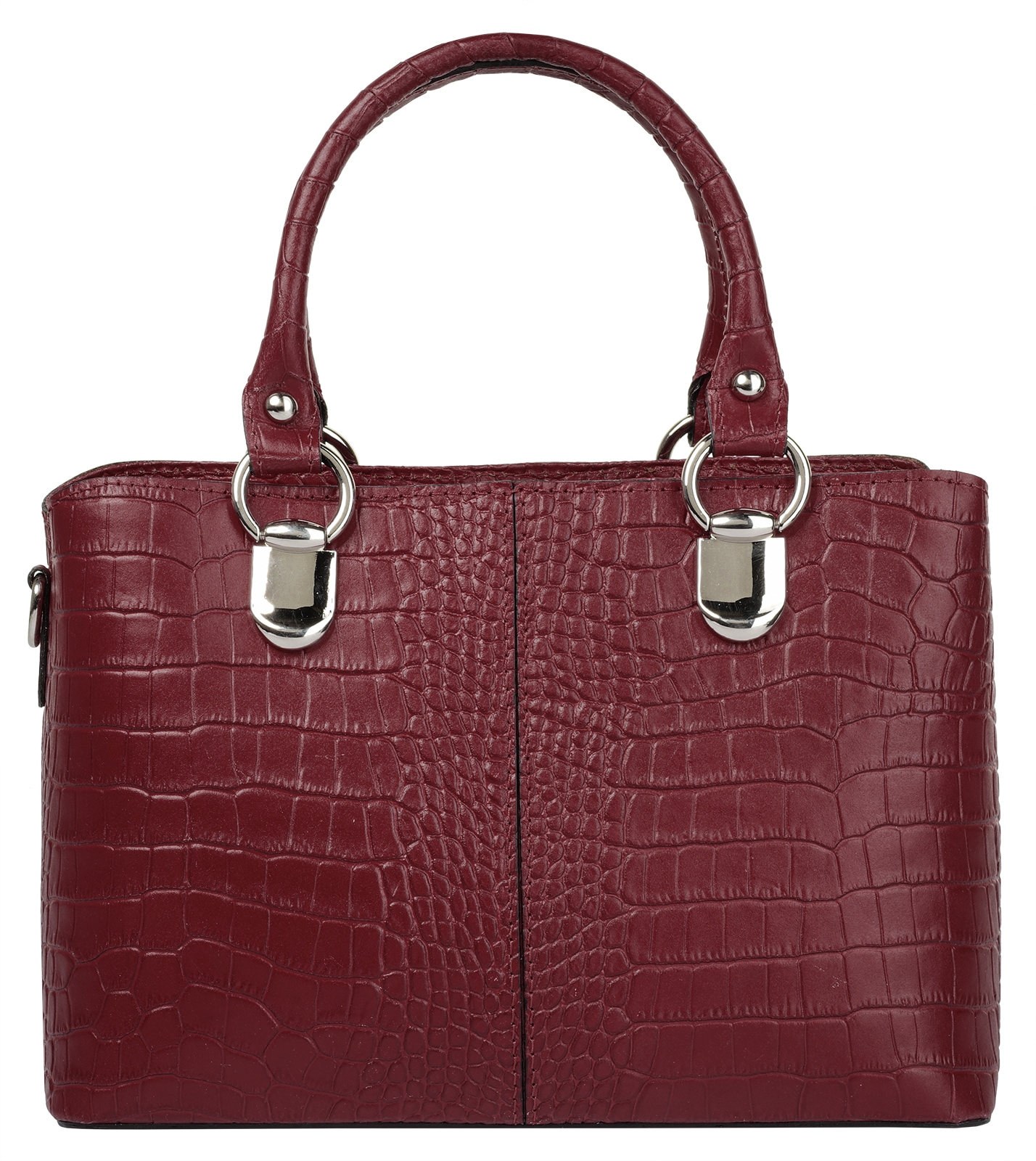 Cluty Umhängetasche, echt Leder, Made in Italy