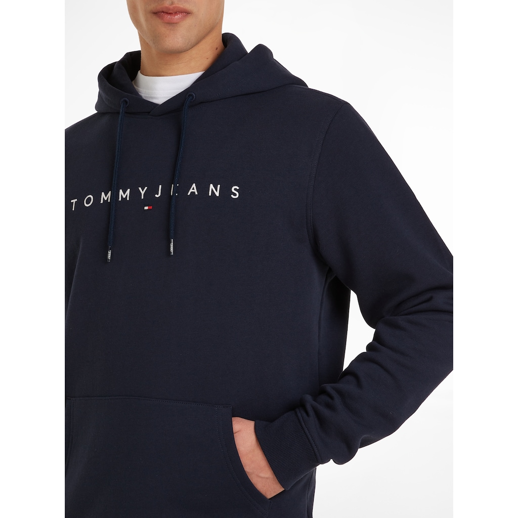 Tommy Jeans Plus Kapuzensweatshirt »TJM REG LINEAR LOGO HOODIE EXT«, hoher Tragekomfort, Große Größen