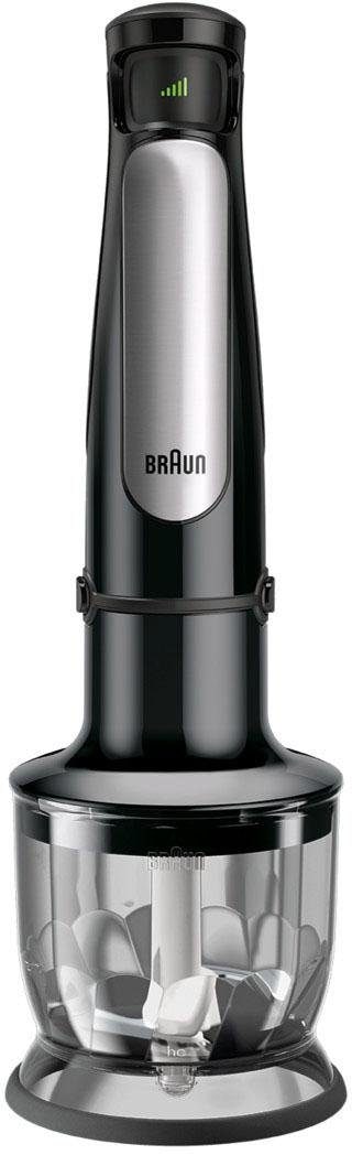 Braun Stabmixer »MQ7025X MultiQuick 7«, 1000 W, mit Schneebesen, 350ml Zerkleinerer, 600ml Mixbecher