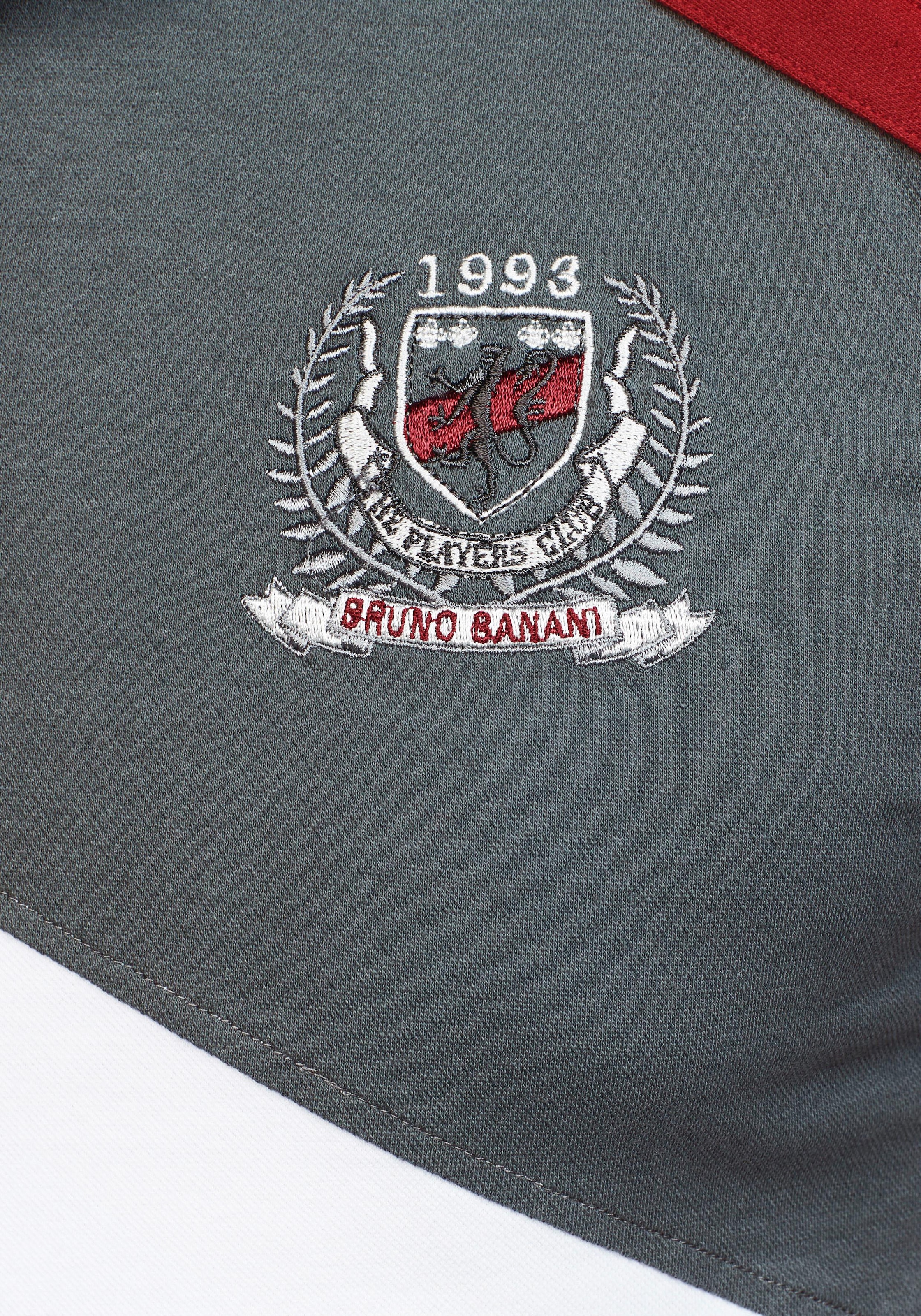 Bruno Banani Poloshirt, Kurzarm, körpernahe Passform, unifarben, mit Polokragen