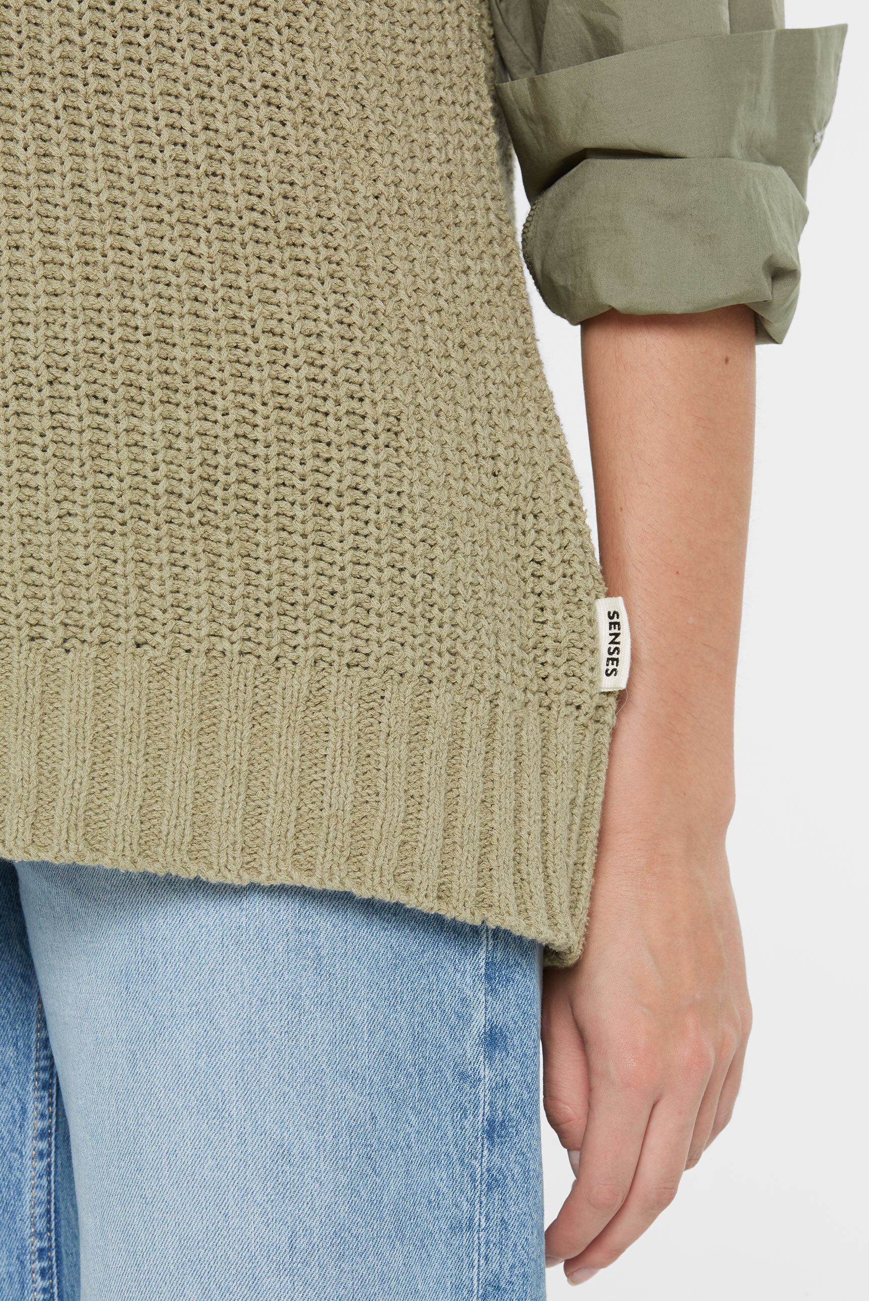 Thumbnail - SENSES.THE LABEL Pullunder im Rippstrickmuster