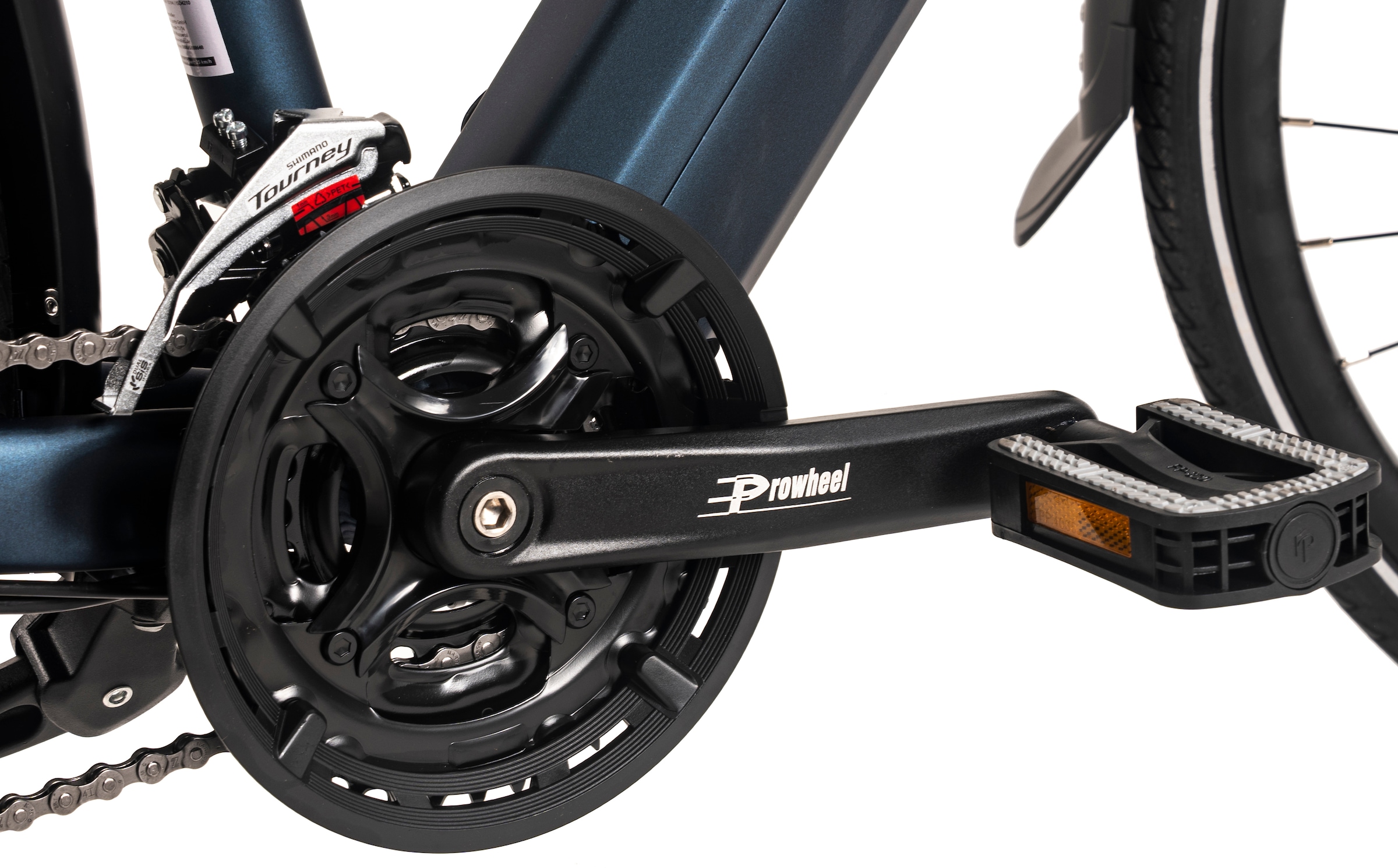 Adore E-Bike »28" Alu Trekking E-Bike ATR-190 Heckmotor 50NM / 15Ah Dunkelblau matt«, 24 Gang, Shimano, Tourney, Heckmotor 250 W