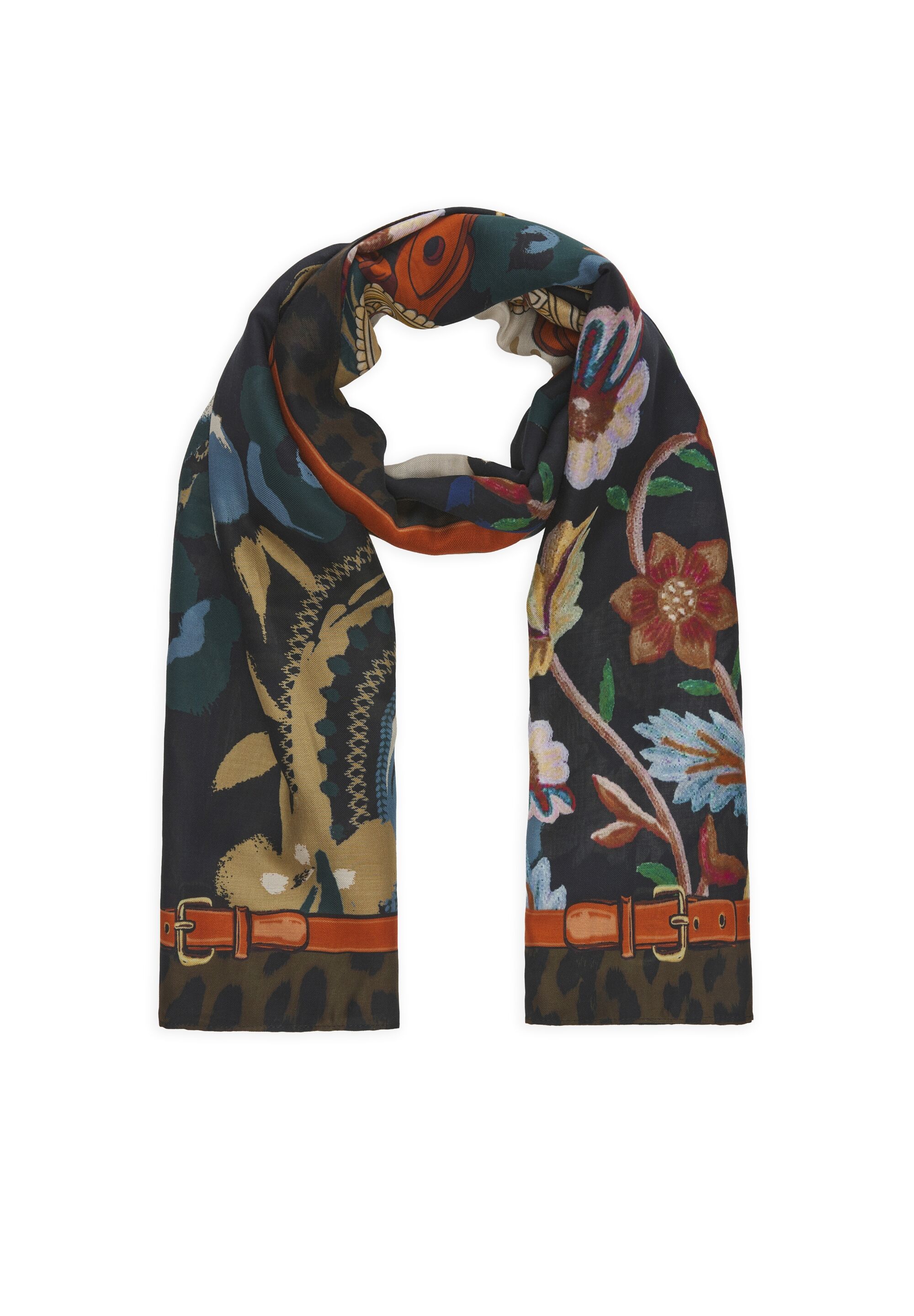 Codello Modetuch "Codello Schal" mit floralem Herbst-Print