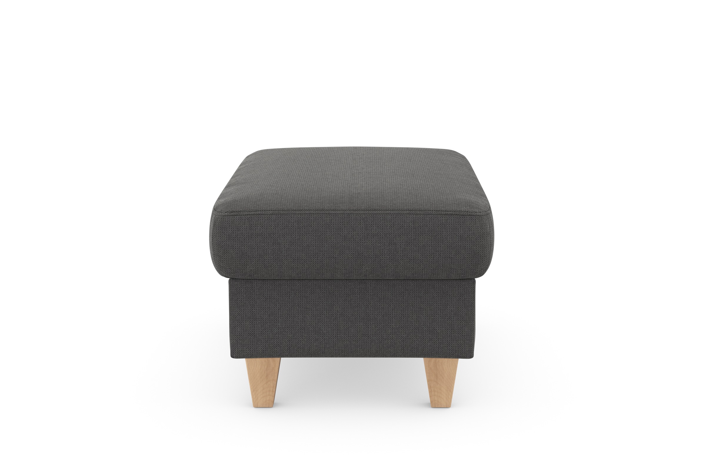 sit&more Stauraumhocker »Farö«, mit Stauraum und Federkern und naturfarbenen Füßen