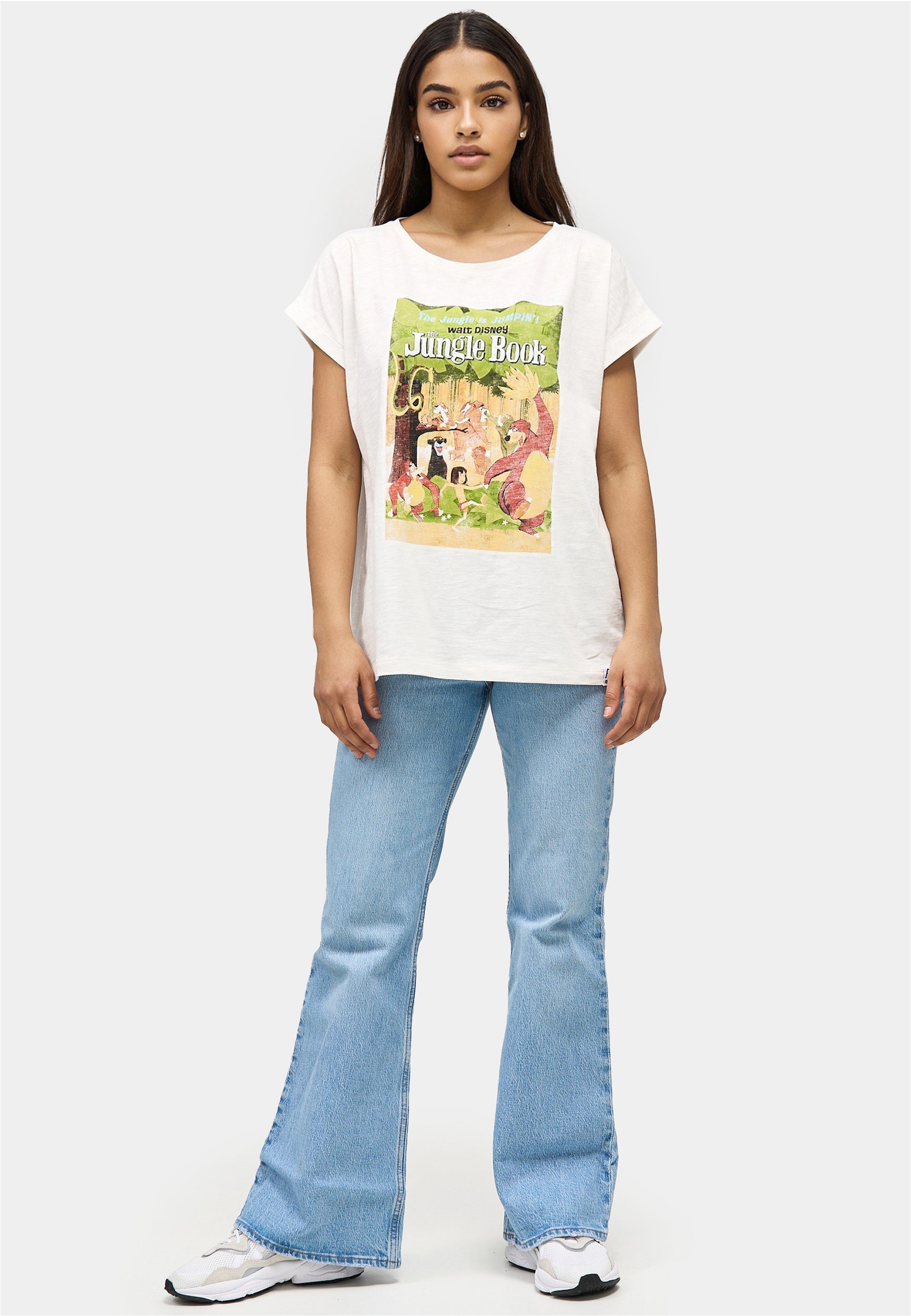 Recovered T-Shirt »The Jungle Book Vintage«, (1 tlg.), mit coolem Dschungelbuch-Print