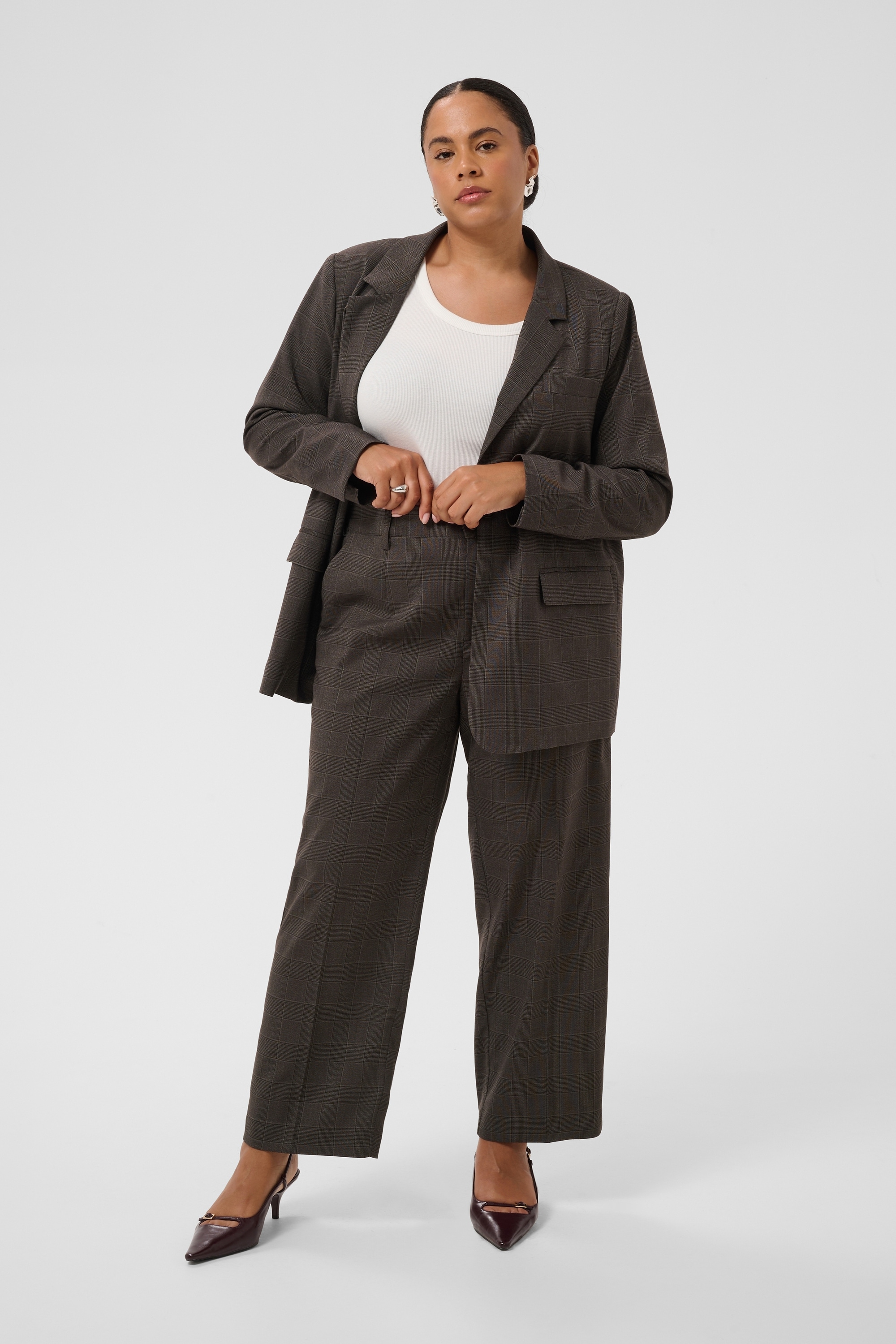 KAFFE Curve Marlene-Hose »Damen Hose KClenoma«