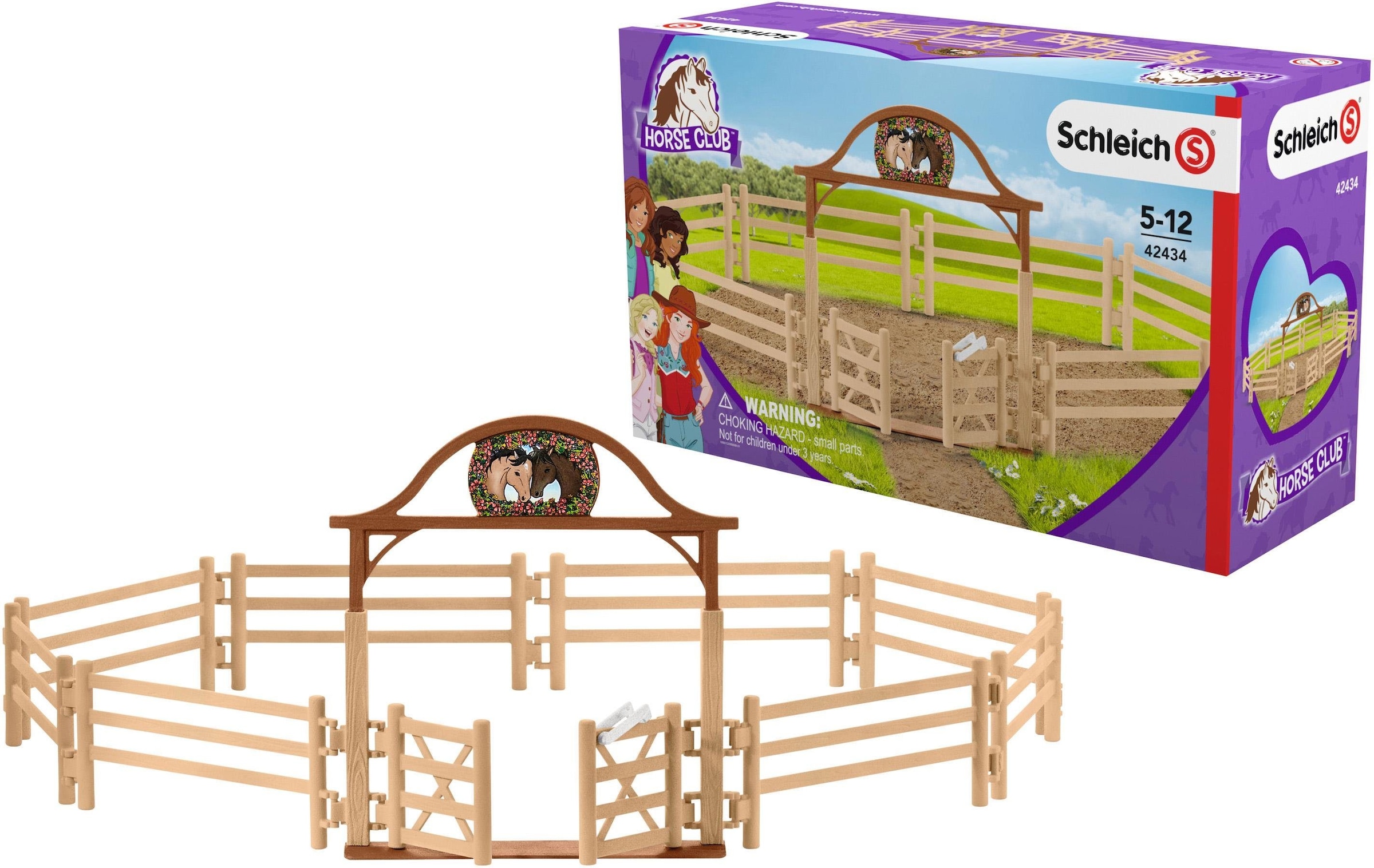 Spielwelt »HORSE CLUB, Pferdekoppel mit Eingangstor (42434)«, Made in Germany