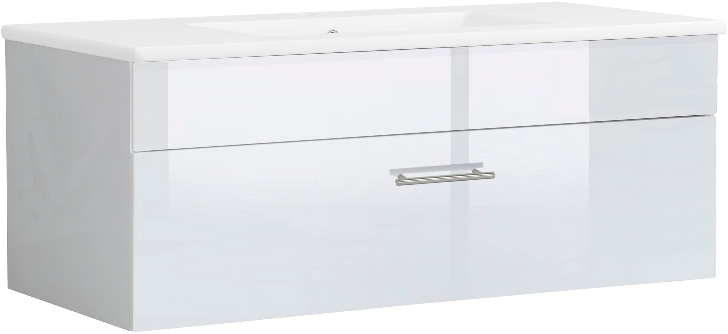 welltime Waschtisch "Trento Light mit Keramik-Auflagebecken", 1 feste Blend günstig online kaufen