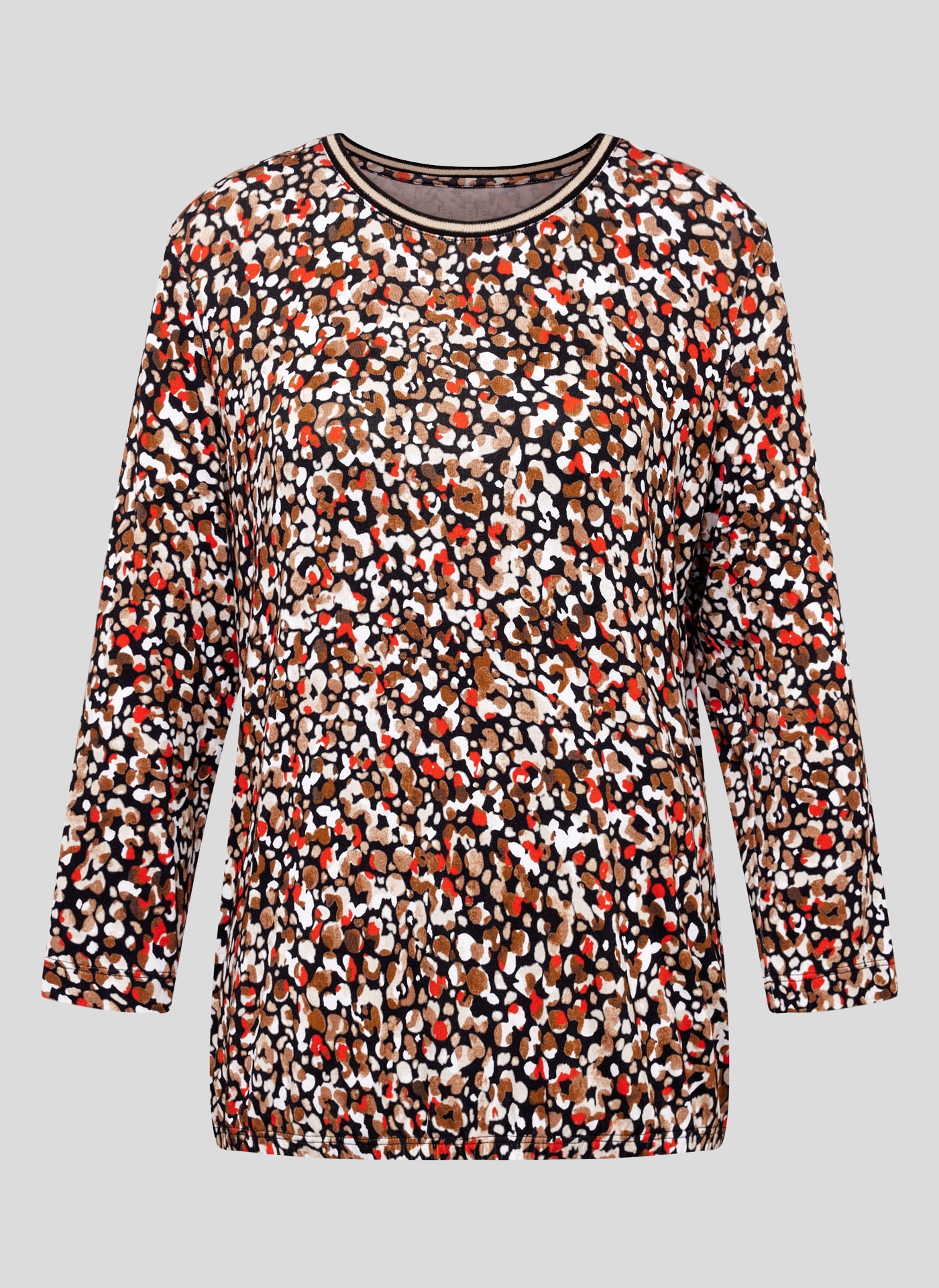 Rabe Print-Shirt »Rabe Shirt mit lebendigem Allover-Muster«