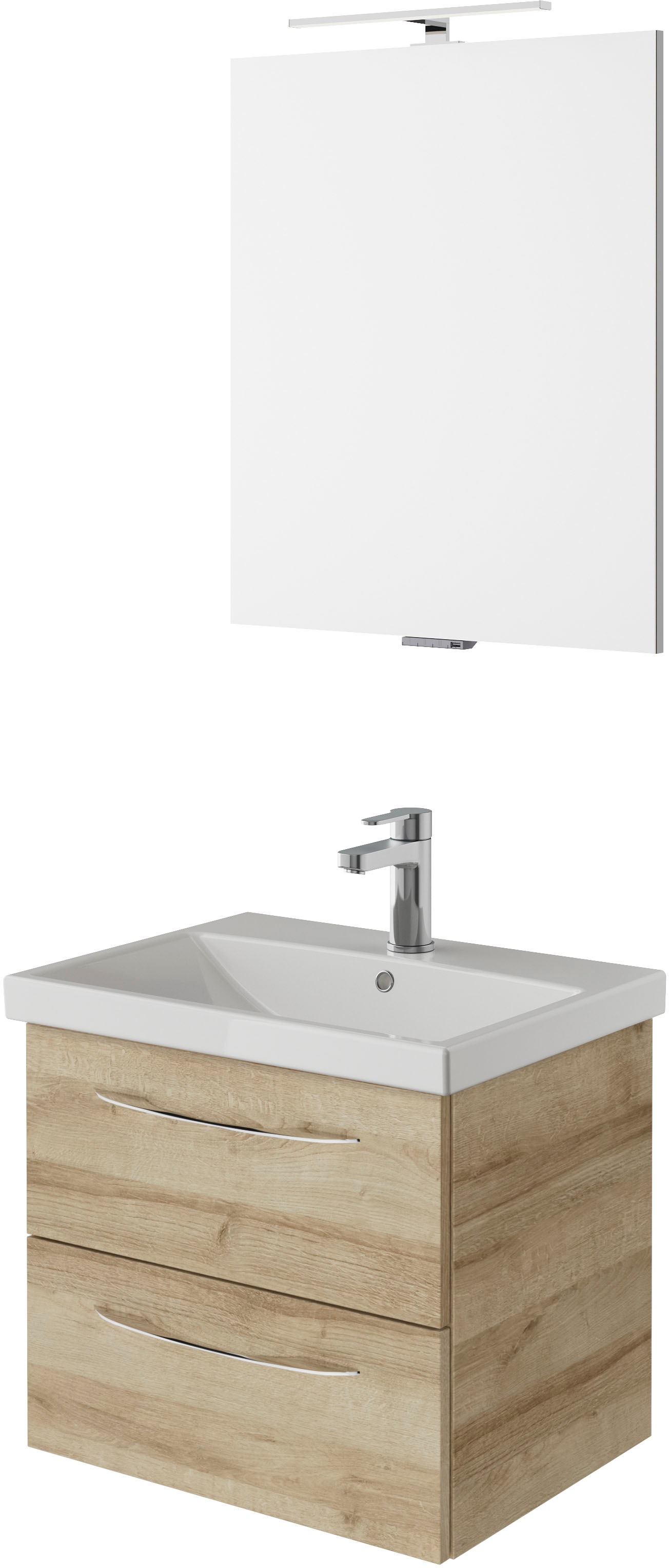 Saphir Badmöbel-Set "Serie 4035 2-teilig, Keramikwaschtisch mit LED-Spiegel günstig online kaufen