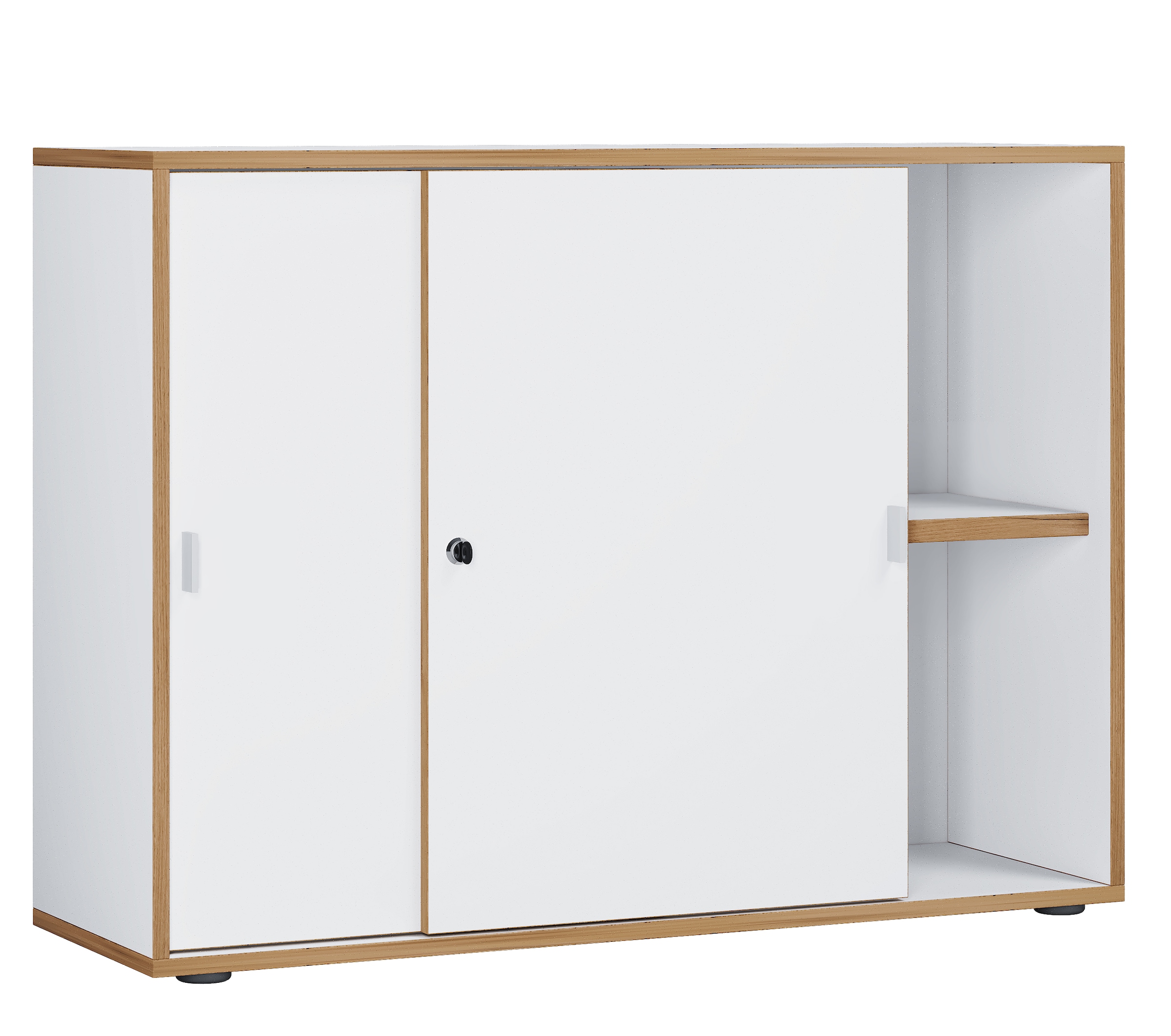 VCM Aktenschrank »Büroschrank Aktenschrank Schiebetüren Salia 2fach«