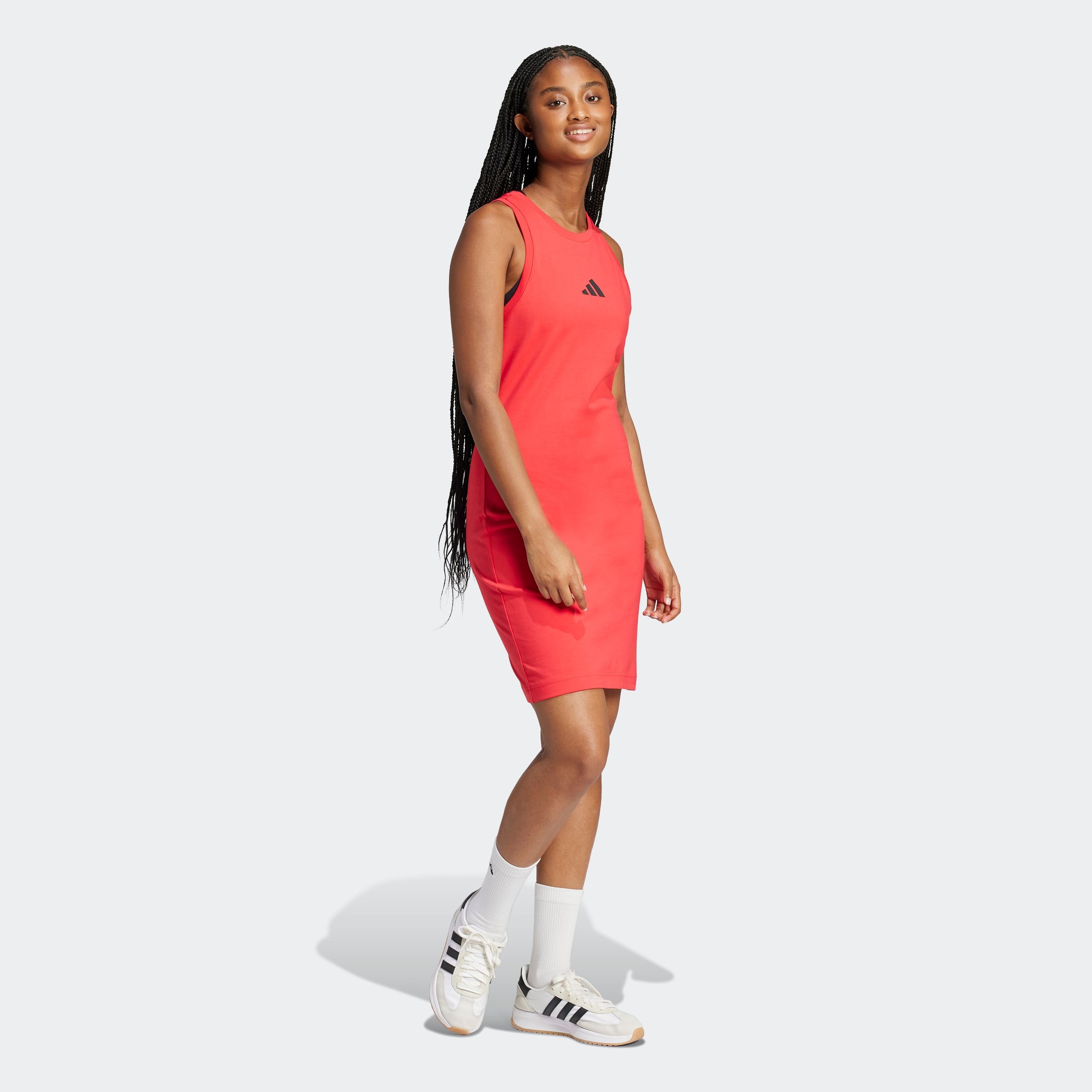 adidas Sportswear Shirtkleid »W FI SL DRESS«, (1 tlg.)