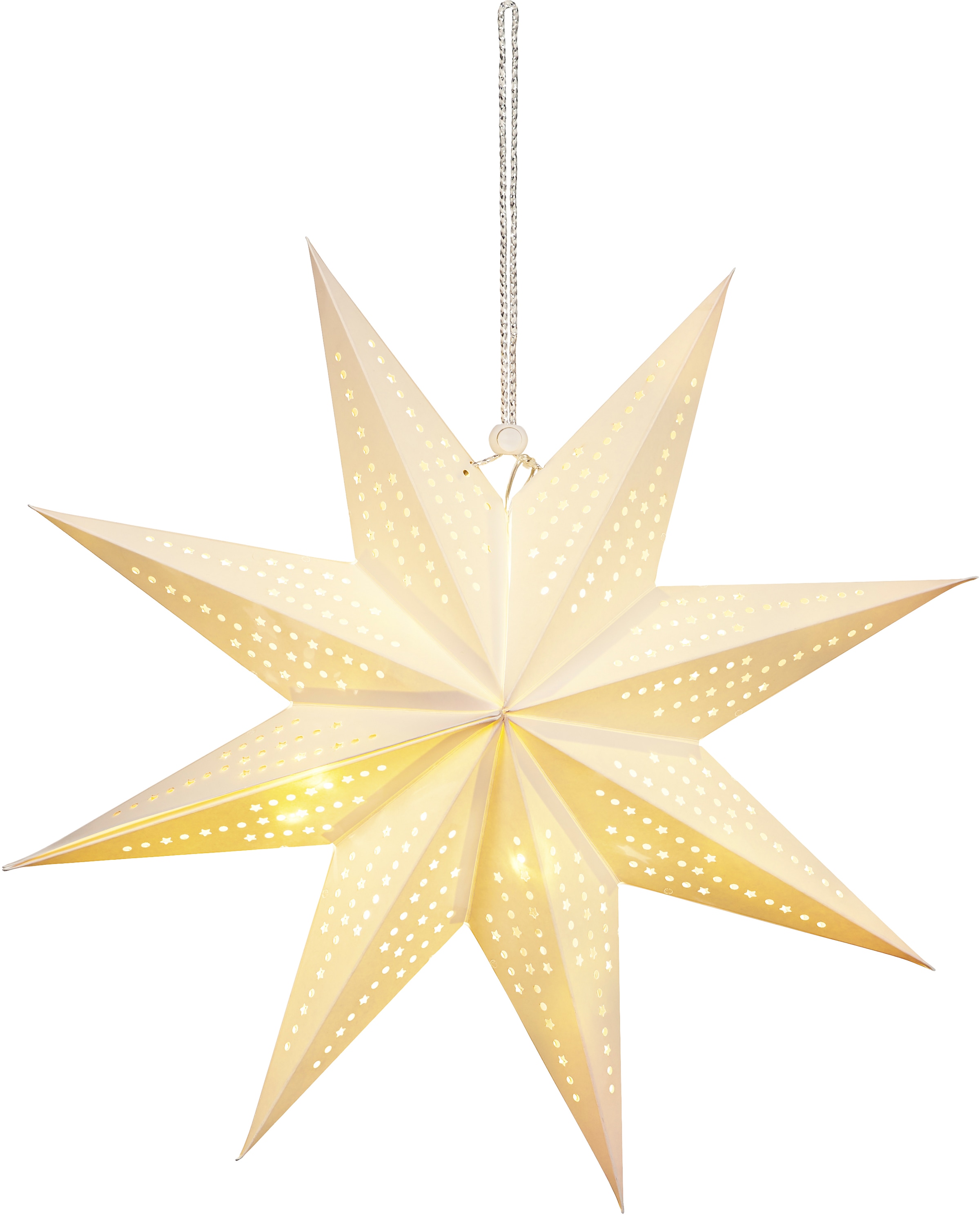 BONETTI LED Stern »Weihnachtsstern«, | Ø cm, ca. 45 9 Papierstern, Weihnachtsdeko bestellen mit BAUR Spitzen