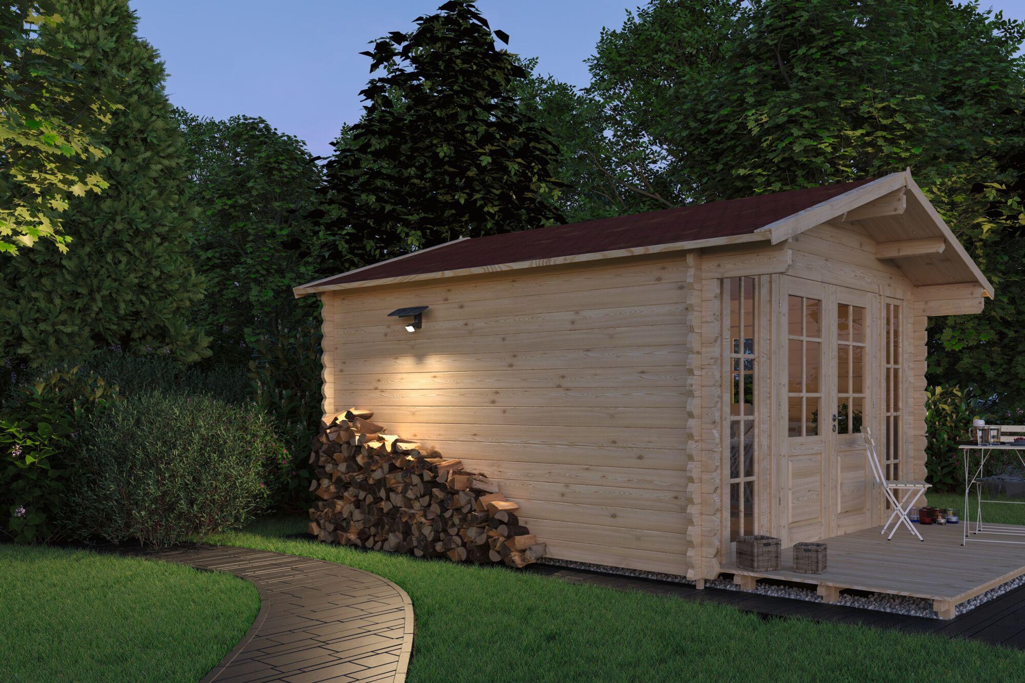 Paulmann Flutlichtstrahler »Flotas IP65 3000K 700lm Anthrazit« LED-Modul 1 Stk. Warmweiß inkl. Dämmerungsgesteuerter Bewegungsmelder (HF)