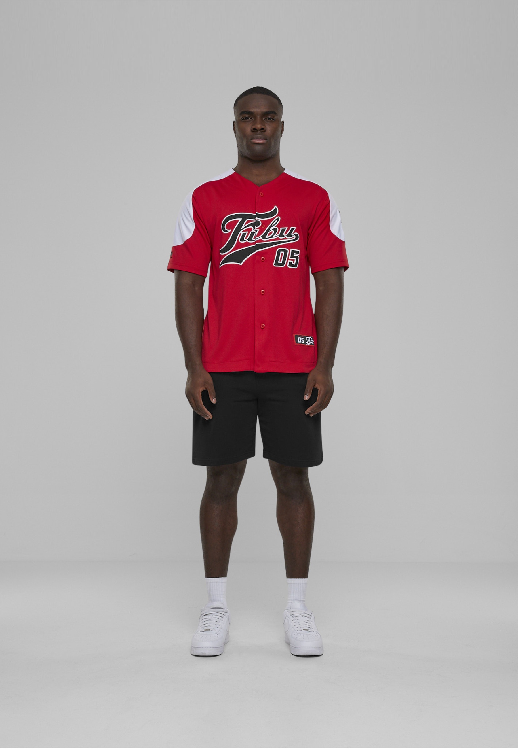 Fubu Kurzarmshirt »Fubu Herren FM222-019-1 FUBU Varsity Block Baseball Jersey« 1 Stk.