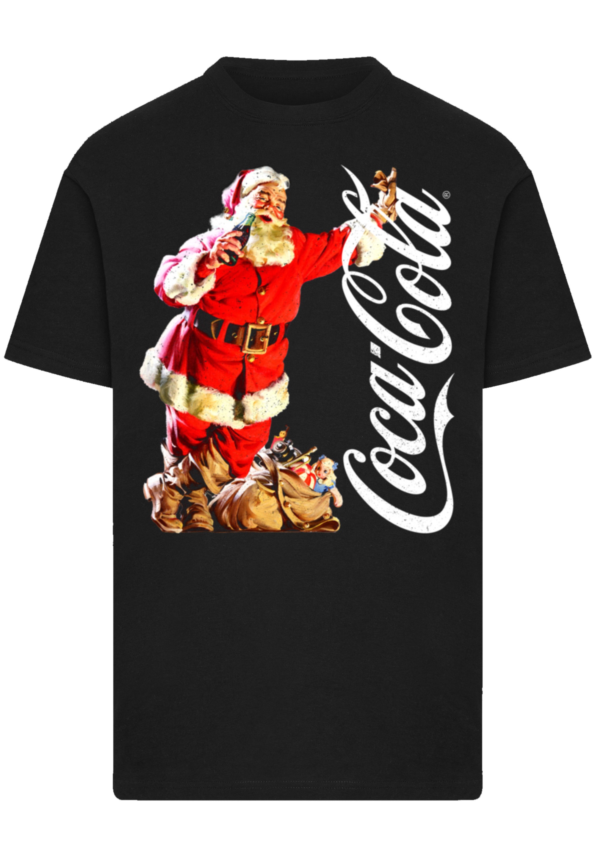 F4NT4STIC T-Shirt »Coca Cola Leaning Santa« Premium Qualität