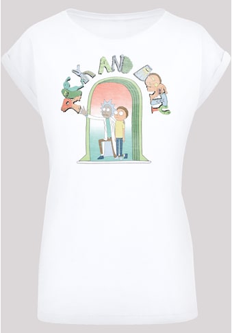 F4NT4STIC Kurzarmshirt »Damen Icon Doors with La...