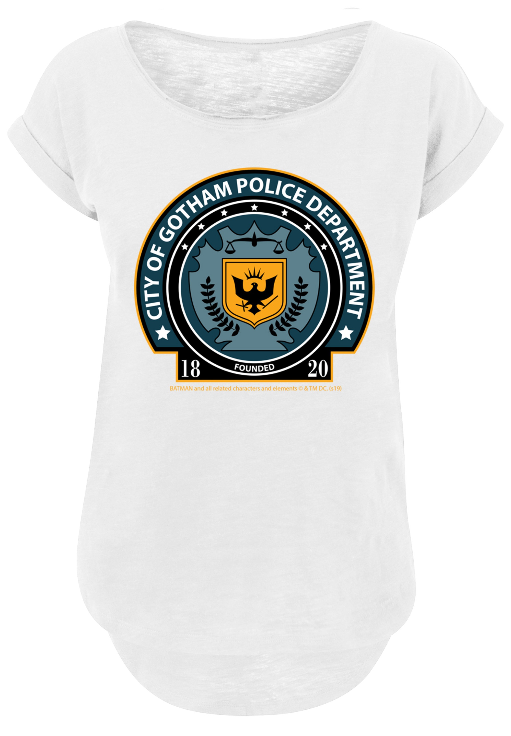 F4NT4STIC T-Shirt »DC Comis Superhelden Batman Gotham Police Dept«, Print