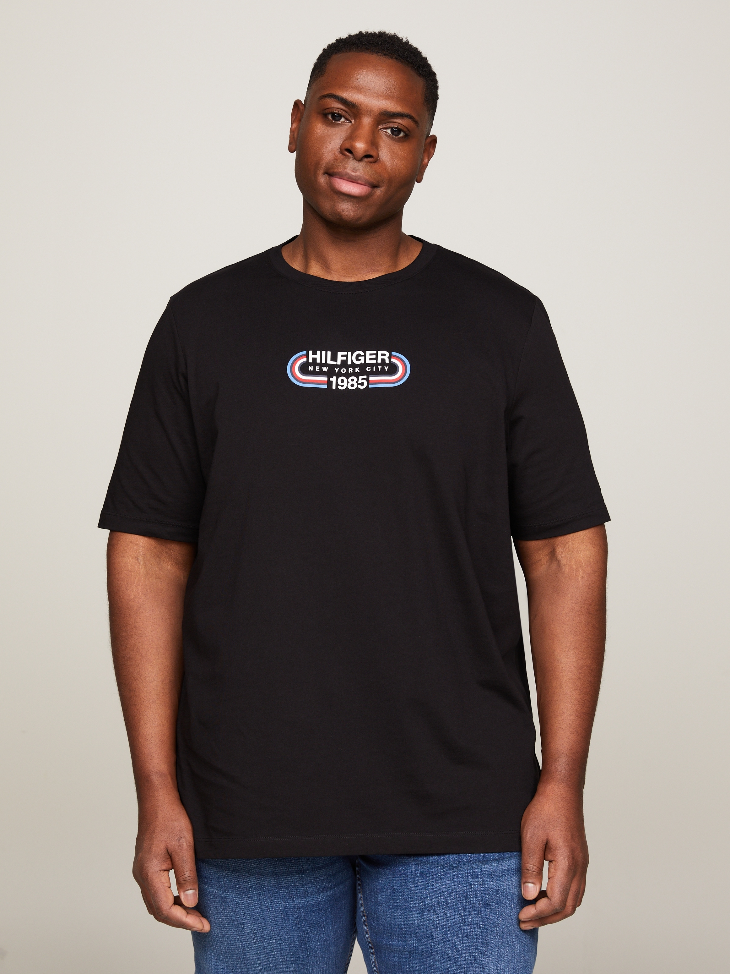 T-Shirt »BT-HILFIGER TRACK GRAPHIC TEE-B«, Große Größen