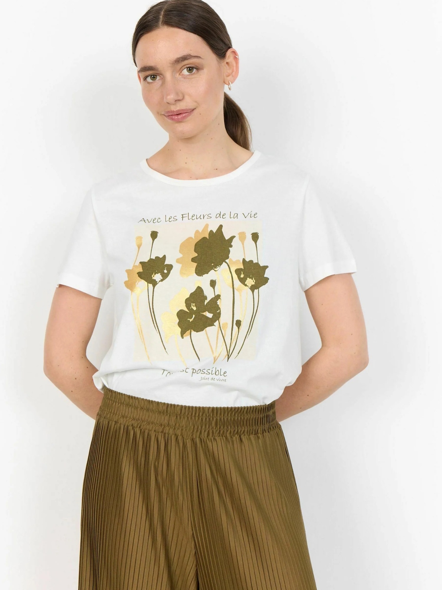 soyaconcept Kurzarmhemd »Soya Concept T-Shirt SC-DERBY FP 56«