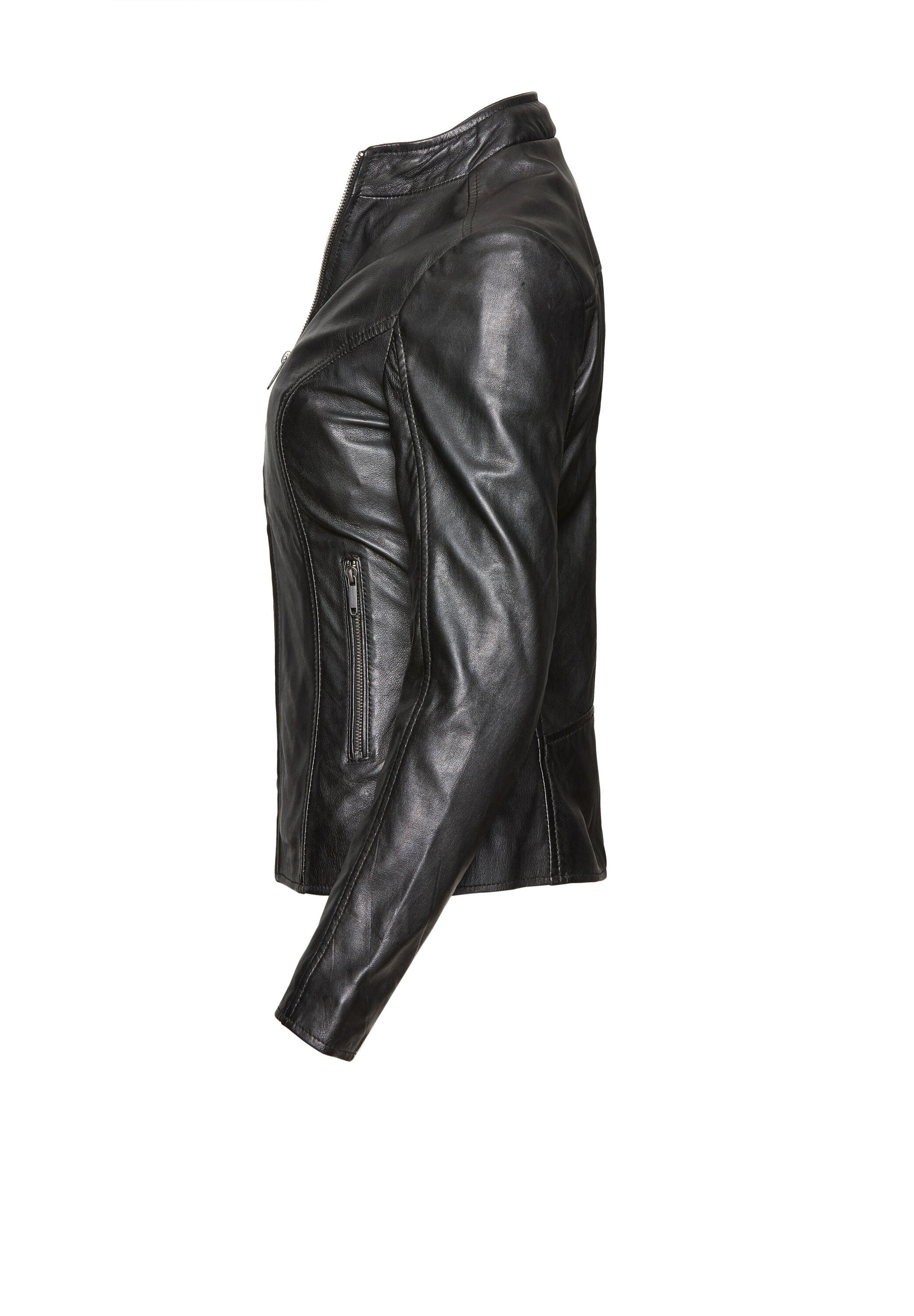 bugatti Lederjacke »BULady-144« ohne Kapuze aus weichem Leder