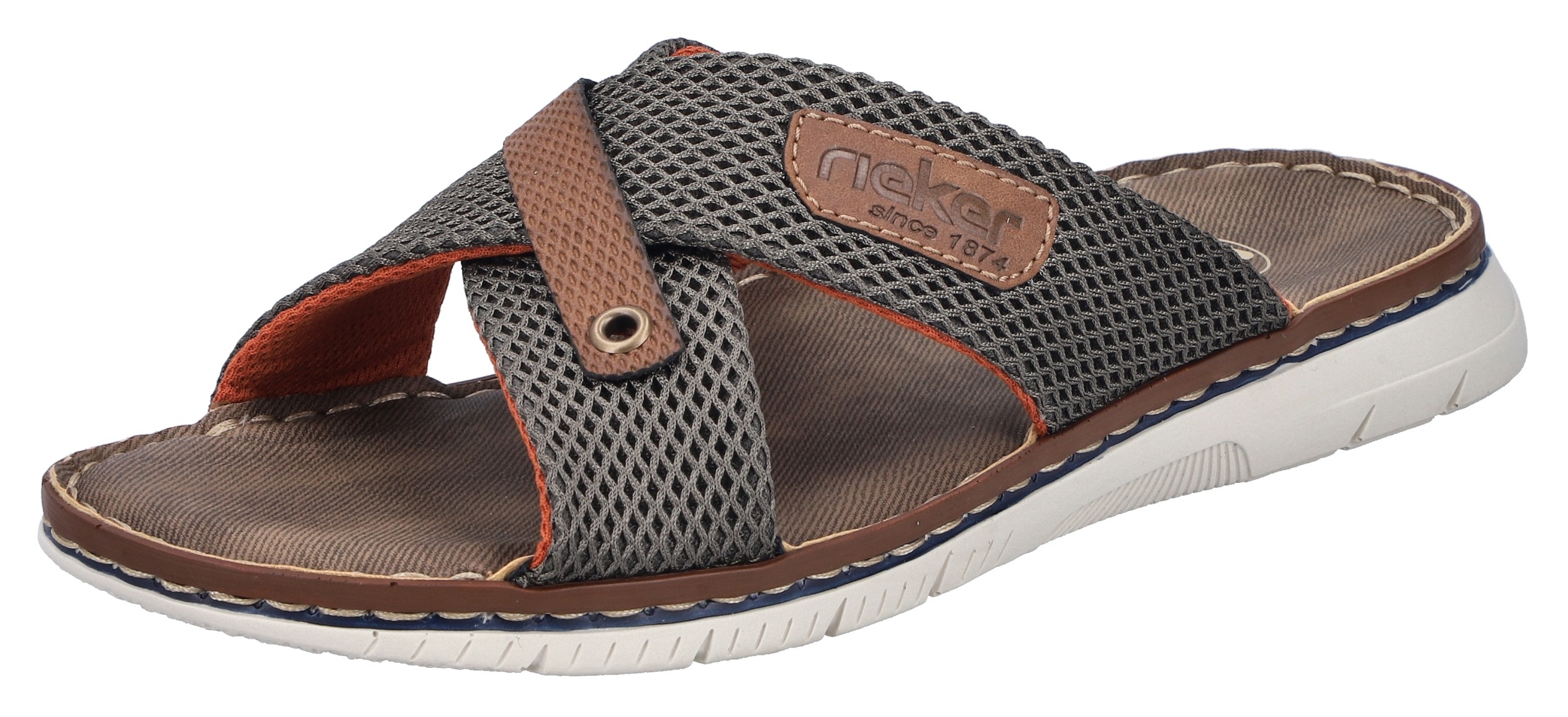 Rieker 1100000002199 Sommerschuh, Hausschuh, Strandschuh zum Schlupfen