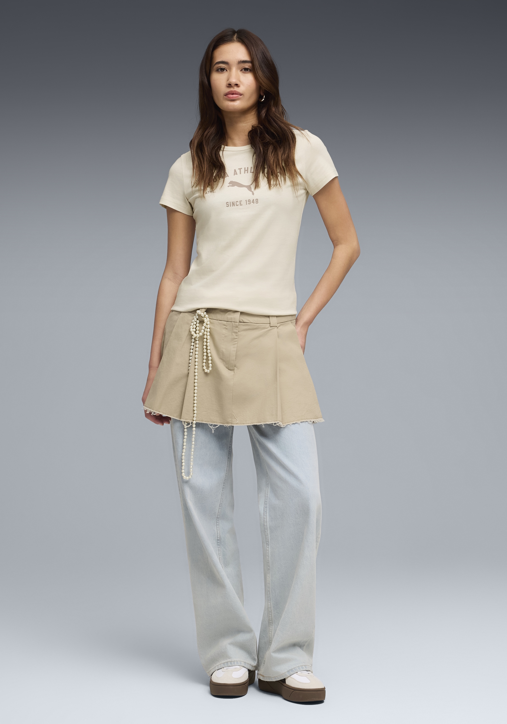 PUMA T-Shirt »CLASS GRAPHIC TEE« Regular Fit, Kurzarm, Rundhalsausschnitt