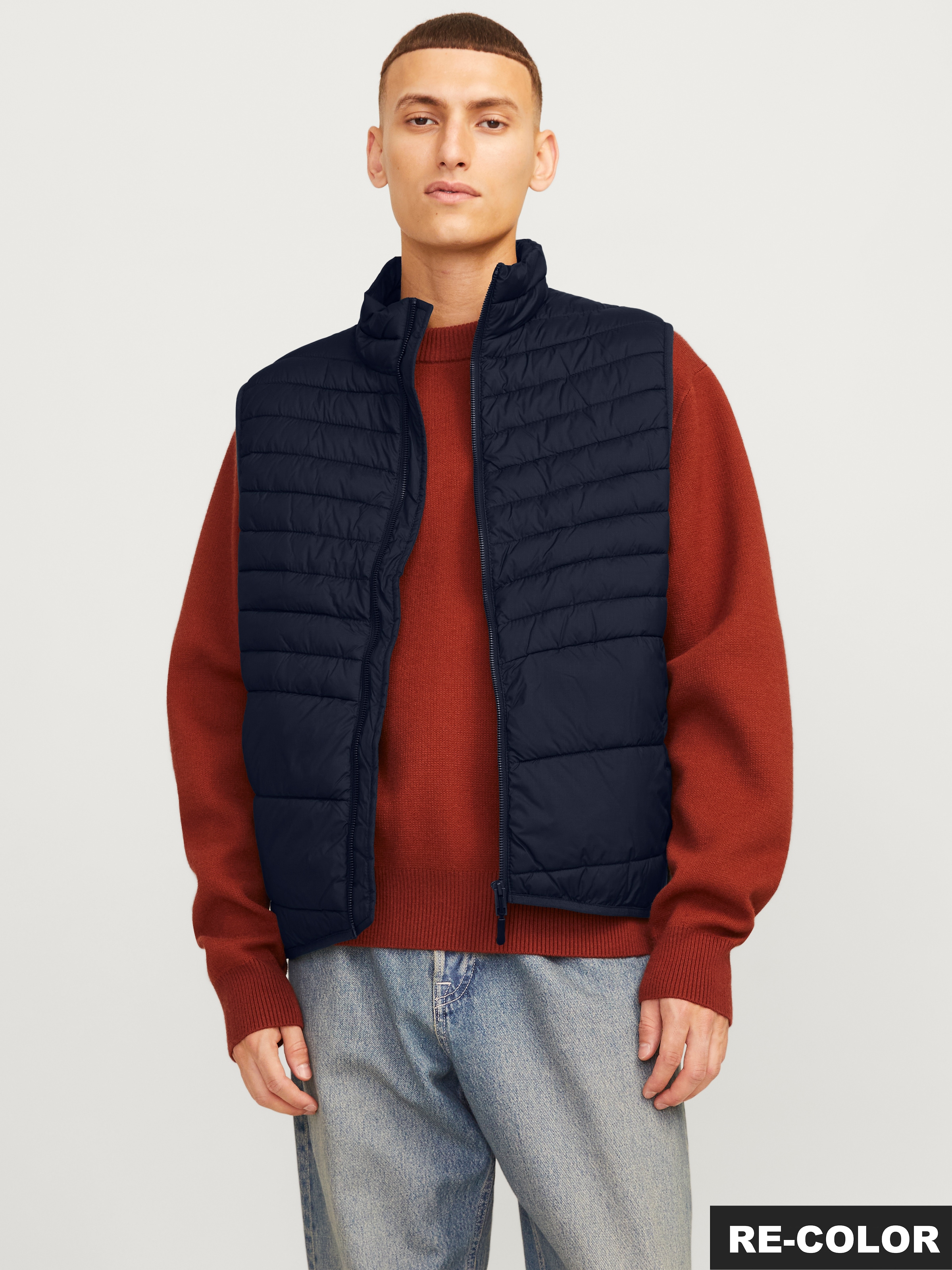 Jack & Jones Steppweste "JJESTATE Praktische Weste mit Beutel, ideal für un günstig online kaufen