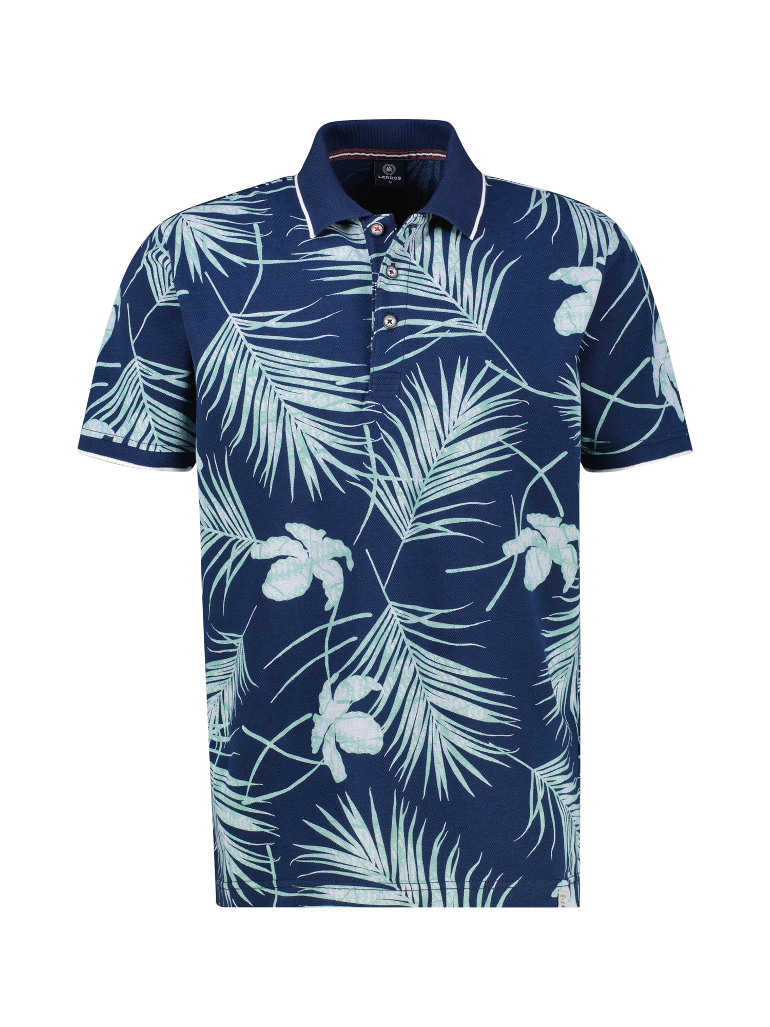 LERROS Poloshirt "LERROS Herren-Poloshirt, floral gemustert in Großen Größe günstig online kaufen
