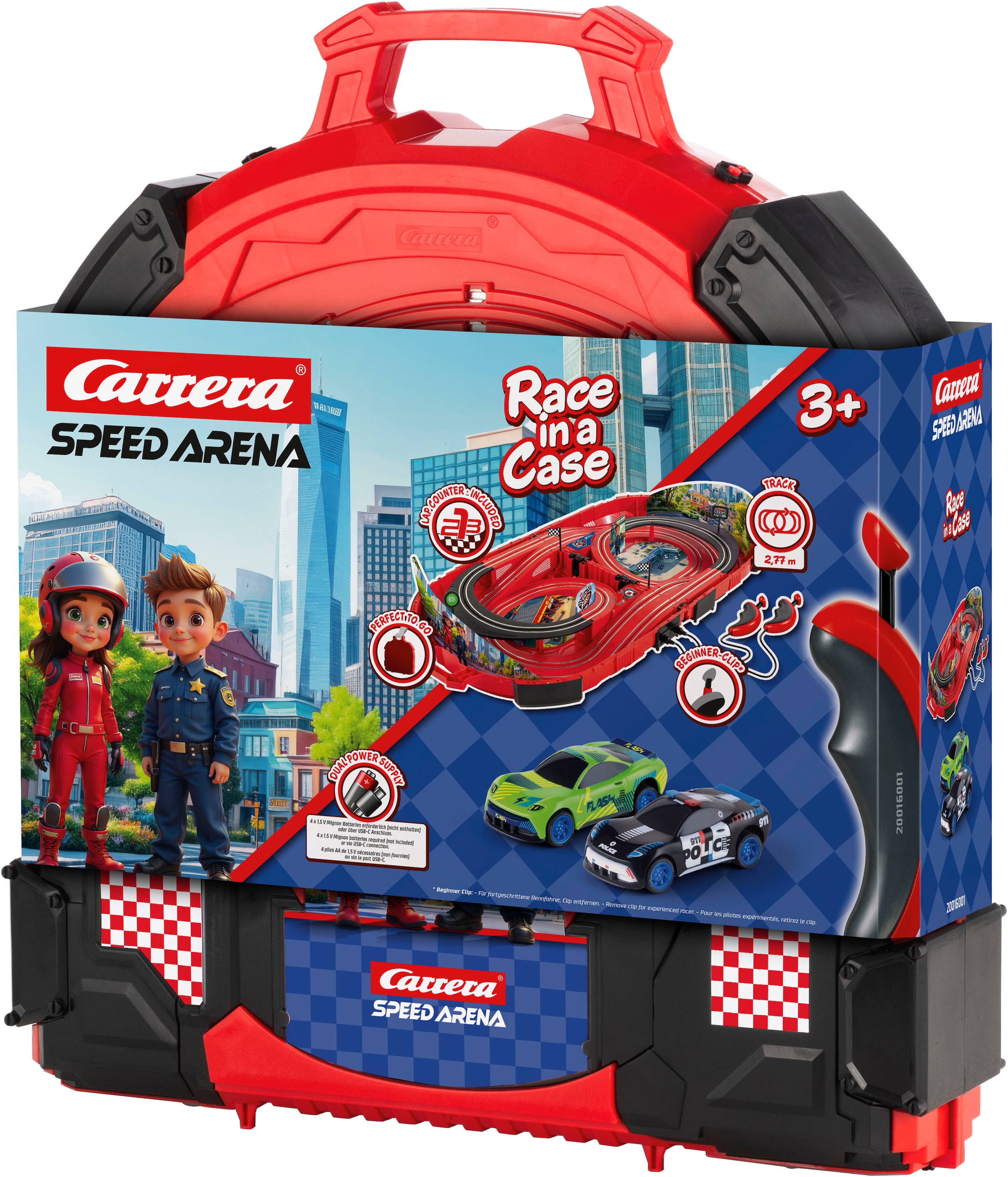 Carrera® Autorennbahn »Carrera SPEED ARENA Police Chase«