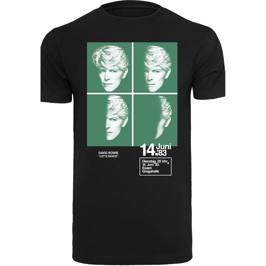 F4NT4STIC T-Shirt »David Bowie 1983 Concert Poster«
