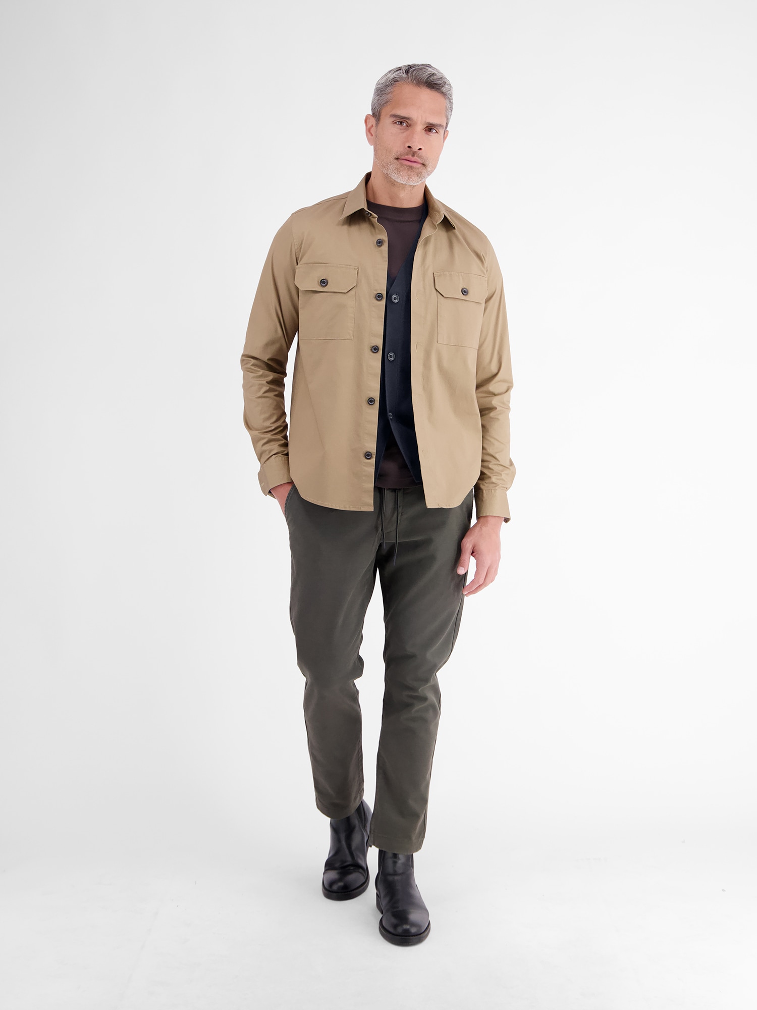 LERROS Strickjacke »Strickjacke im Cardiganstil aus reiner weicher Baumwolle«