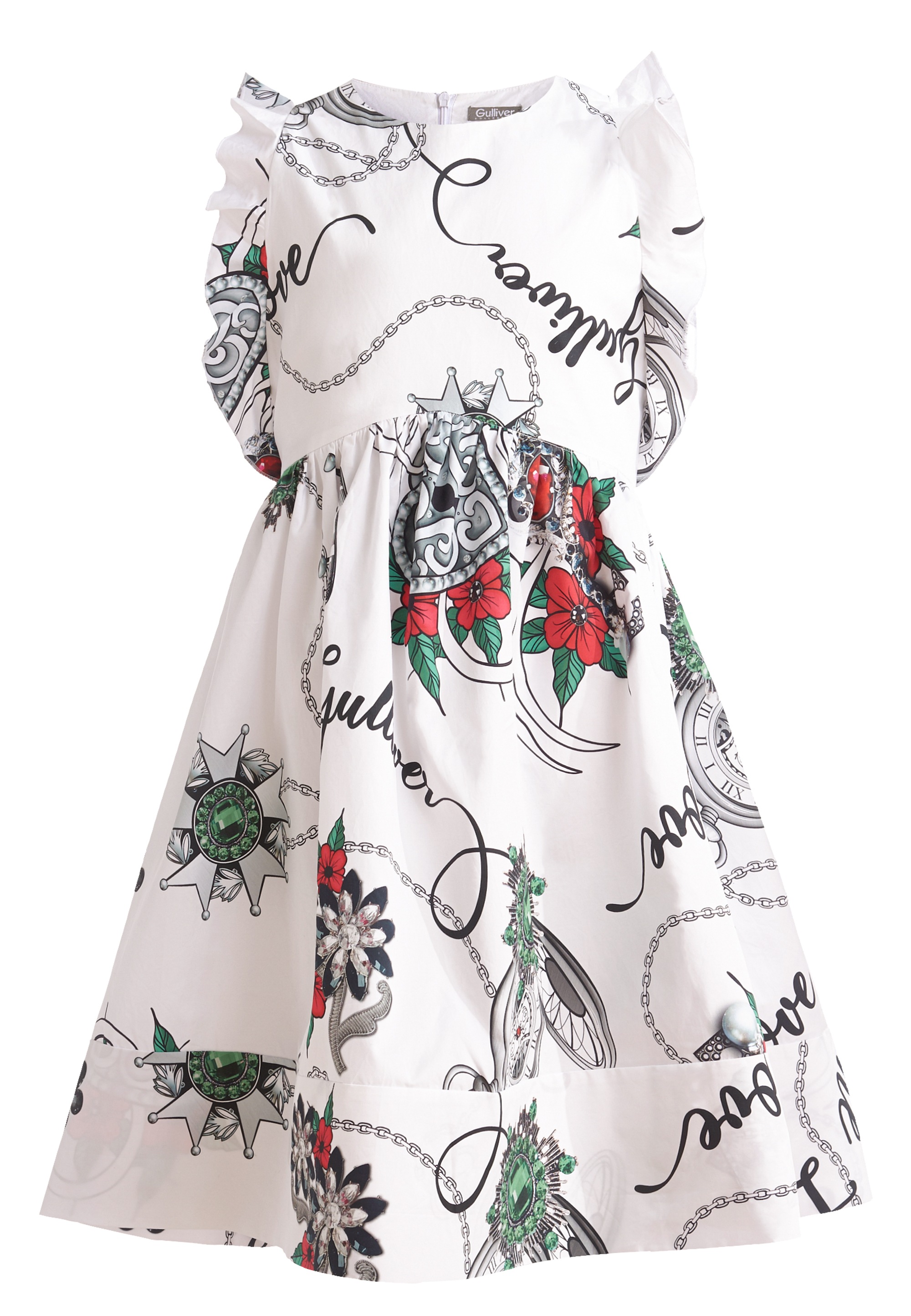 Gulliver A-Linien-Kleid, mit modischem Muster