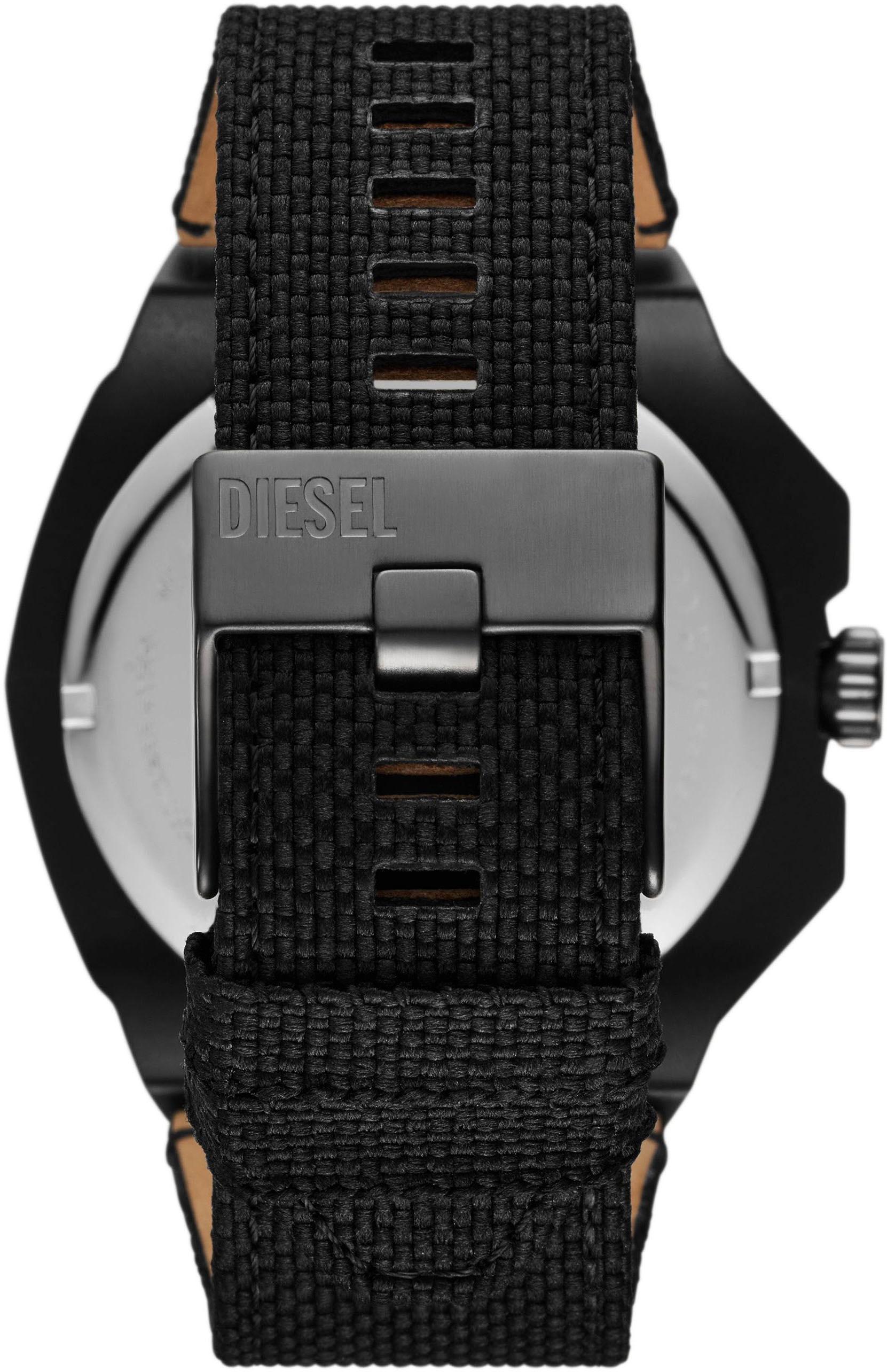 Diesel Solaruhr »FRAMED«, Armbanduhr, Herrenuhr, Textil-/Lederarmband, analog