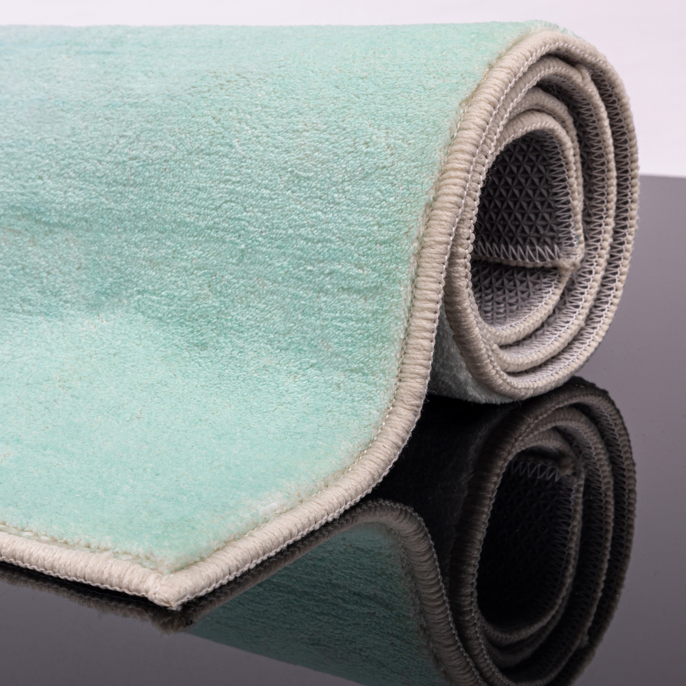 Gino Falcone Badematte »Ariella GF-154«, rutschhemmend beschichtet, fußbodenheizungsgeeignet, Badteppich, bedruckt, modernes Design, Farbverlauf, weich & kuschelig