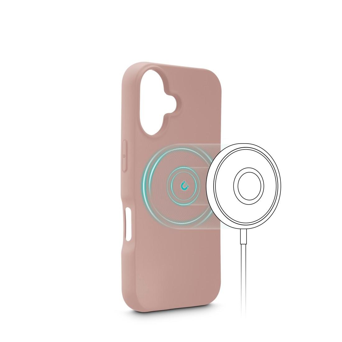 Hama Smartphone-Hülle »Handyhülle MagCase "Fantastic Feel" für Apple iPhone 16«, iPhone 16, 15,4 cm (6,1 Zoll)