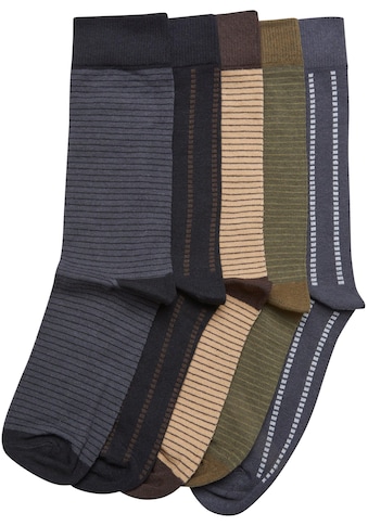 Freizeitsocken »Unisex Stripes and Dots Socks 5-Pack«, (1 Paar)