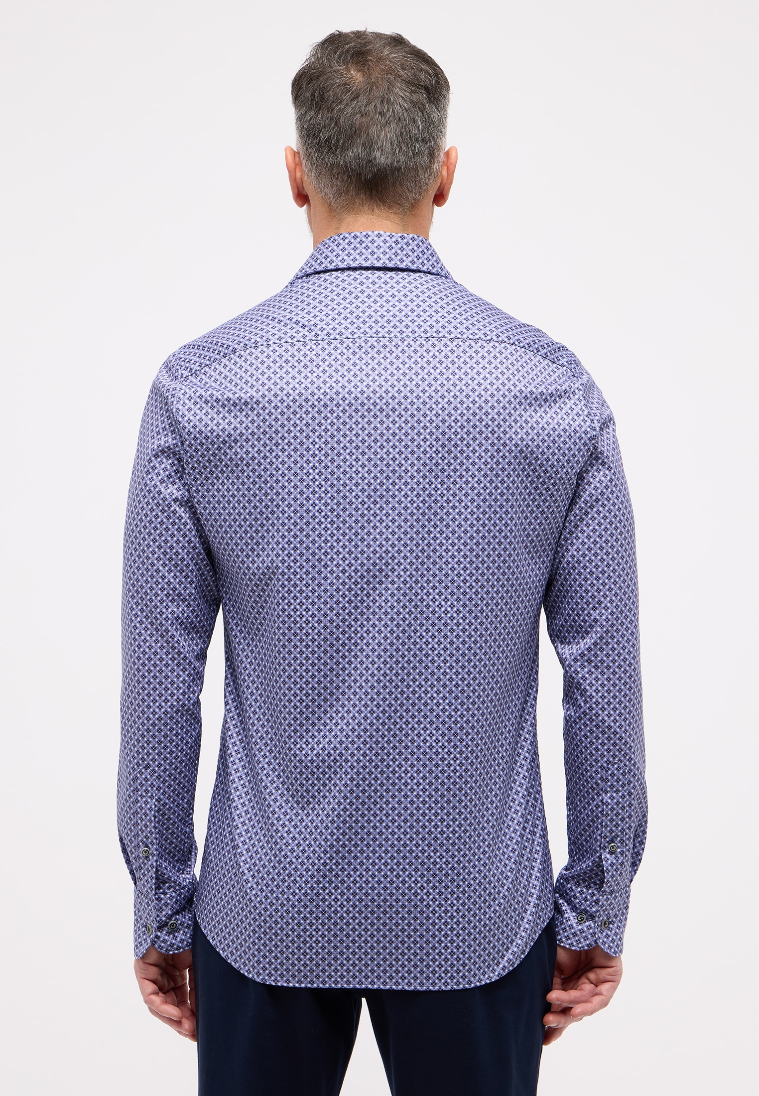 Eterna Langarmhemd »SLIM FIT« EASY IRON (bügelleicht)