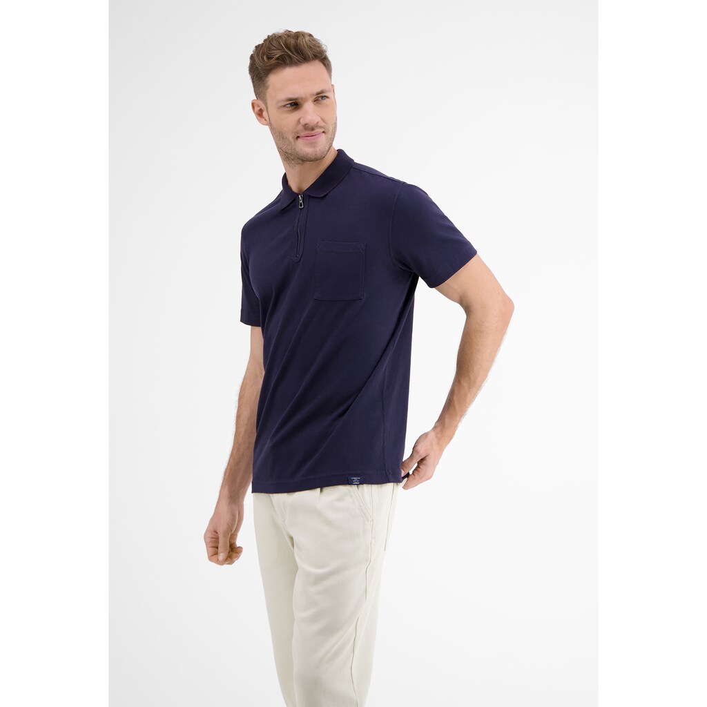 LERROS Poloshirt »LERROS Poloshirt mit Zip-Kragen«