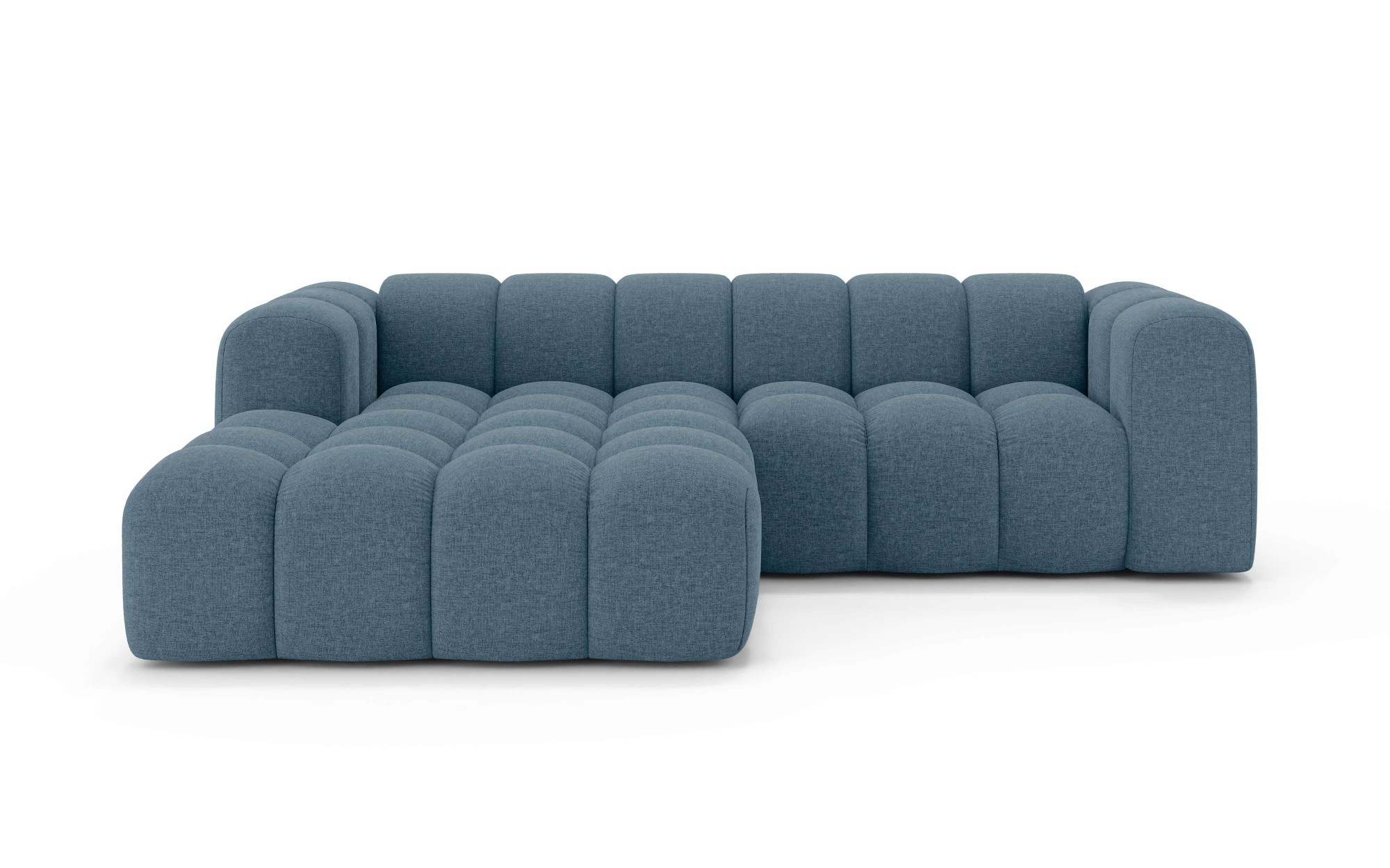 OTTO home Ecksofa "KALLIE Design-Sofa mit Wellenunterfederung, Bubble-Optik günstig online kaufen