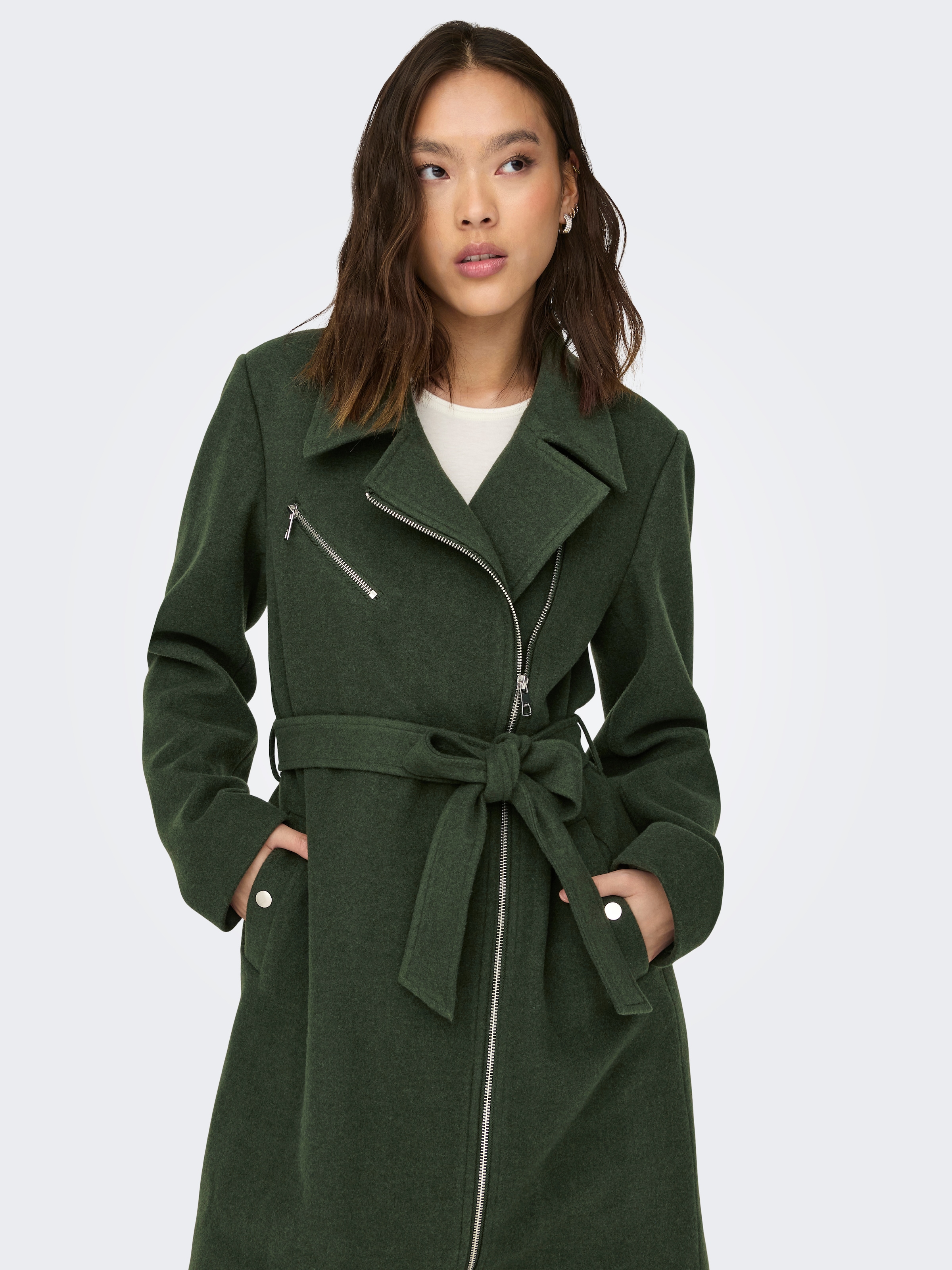 ONLY Kurzmantel "ONLEMILY ZIP BIKER COAT OTW" günstig online kaufen