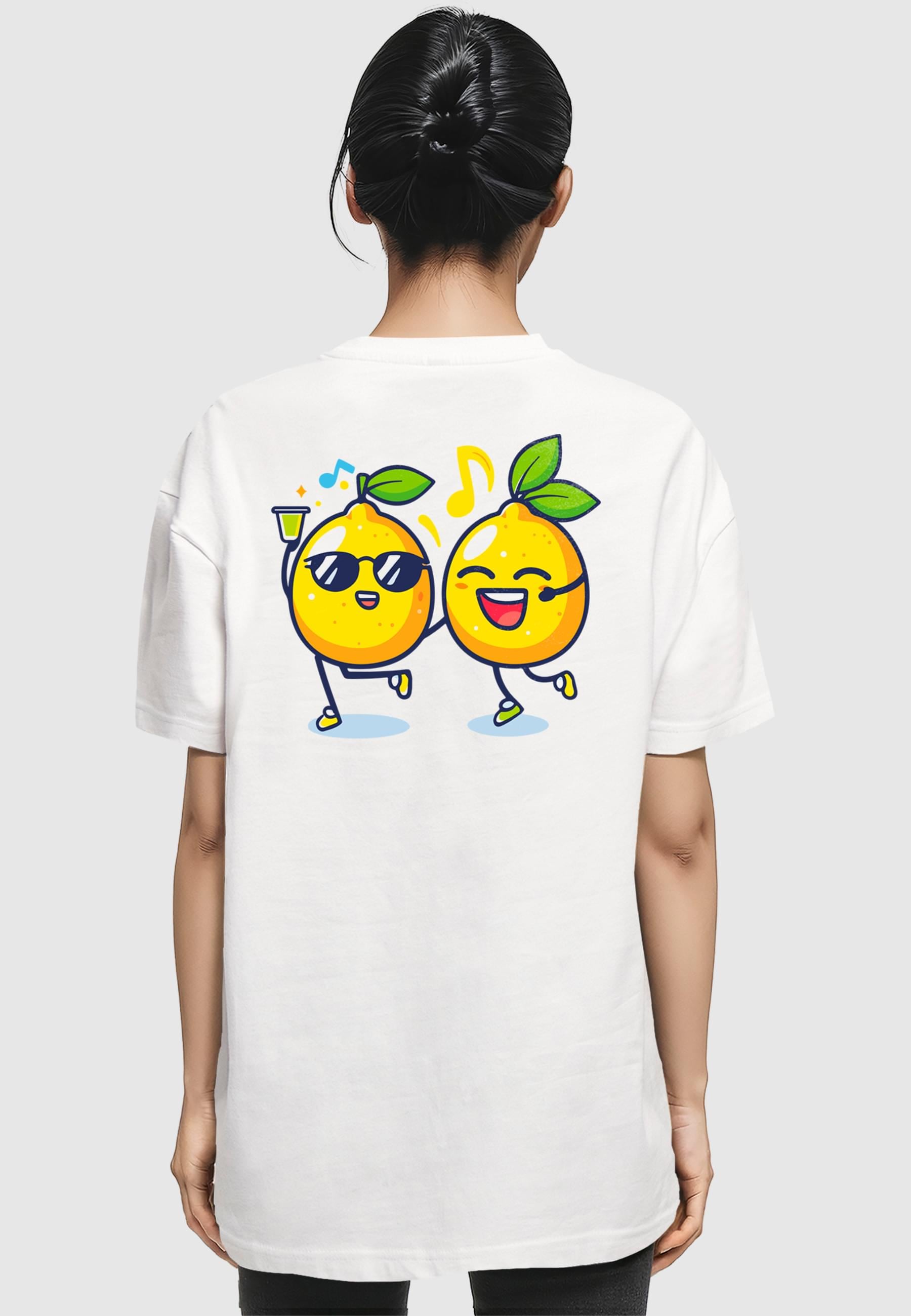 Merchcode T-Shirt »Merchcode Ladies Lemon Party Oversized Tee«, (1 tlg.)