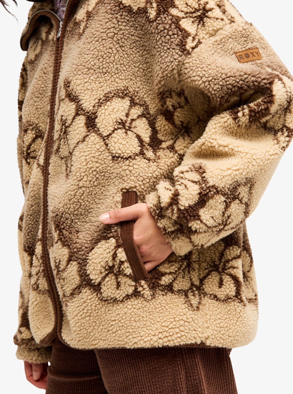 Roxy Fleecejacke »FEELS LIKE WINTER« für Sportmode und Wintermode, sportlicher Stil, aus Polyester