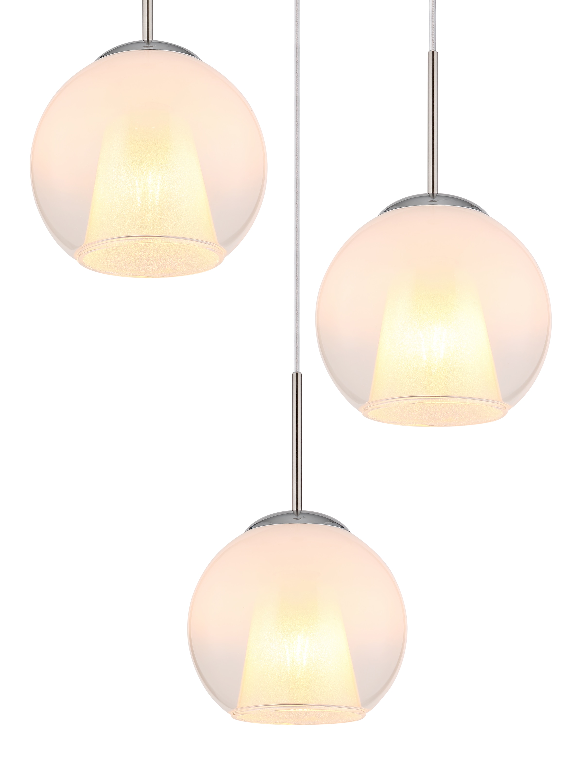 GLOBO LIGHTING Hängeleuchte »BARRY«, Leuchtmittel E27 | ohne Leuchtmittel, Hängelampe/Pendelleuchte/Esszimmer/Wohnzimmer/Esstisch