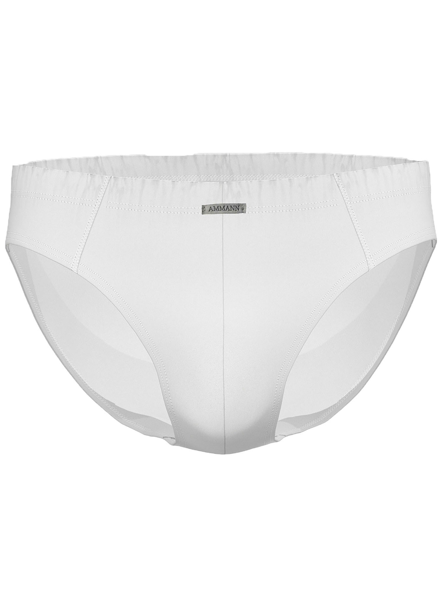 AMMANN Herren Slip "Slip Day Modern / Close to you", Gr. 6, weiß, Obermaterial: 93% Baumwolle CO. 7% Elasthan EL., Unterhosen