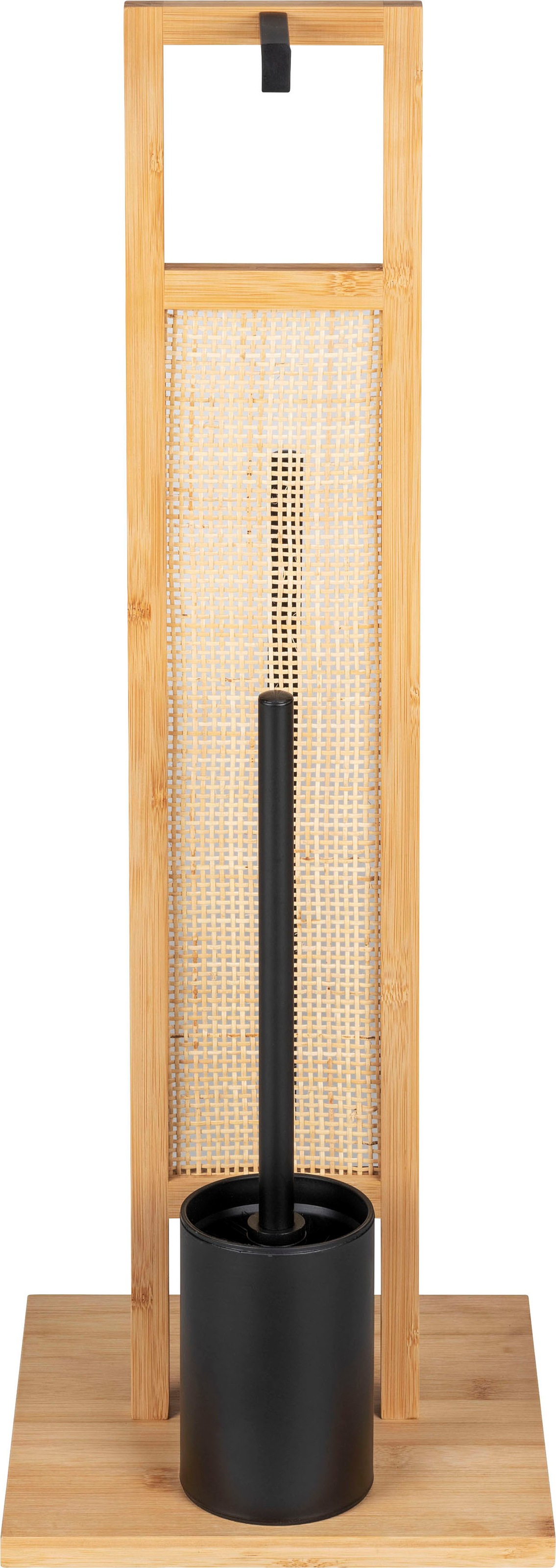 WENKO WC-Garnitur "Rivalta Allegre" aus Bambus  Edelstahl  Stahl aus Rattan günstig online kaufen