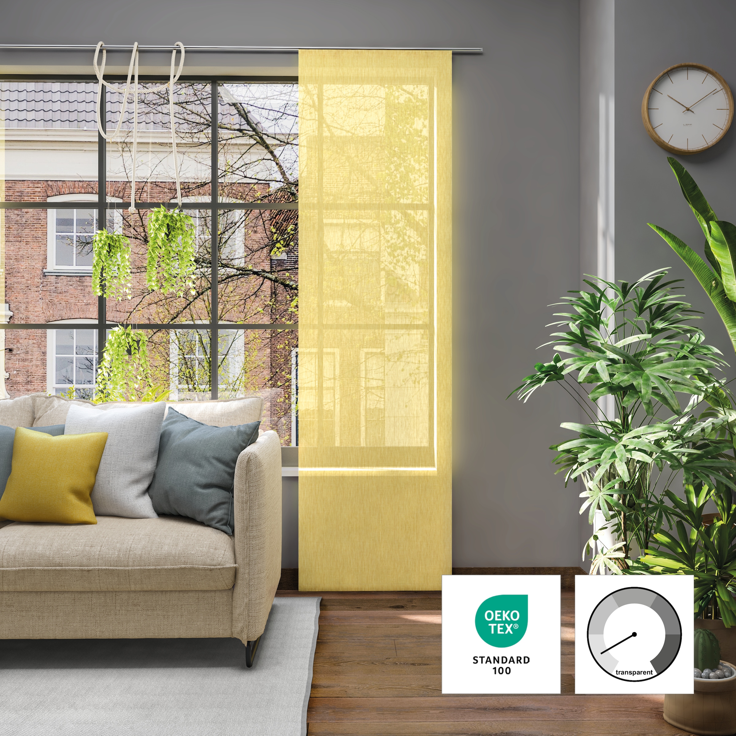 Neutex for you! Schiebegardine »Libre-ECO« Paneelwagen 1 Stk. tlg. 60 x 245 cm (B x H)