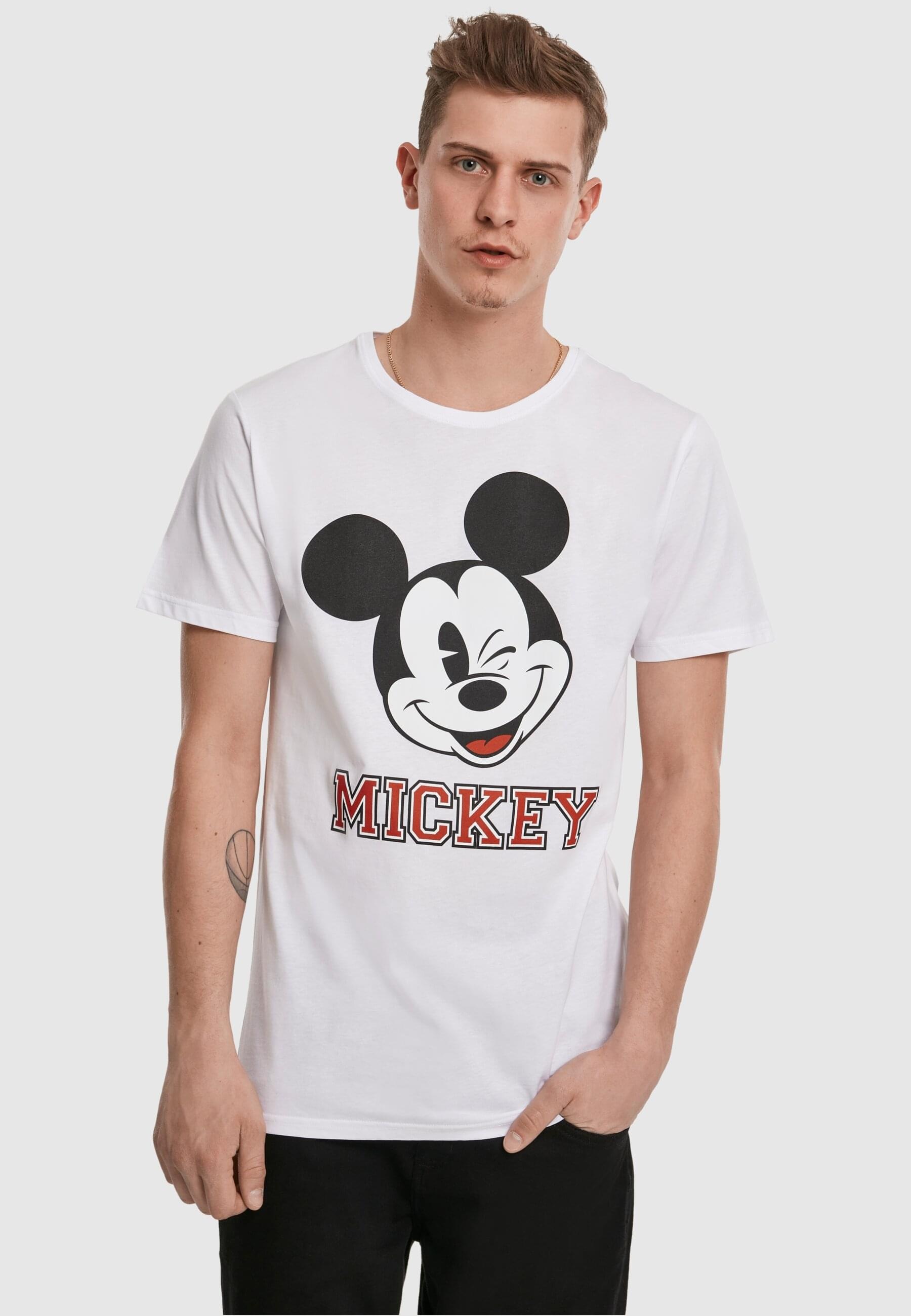 Merchcode T-Shirt »Merchcode Herren Mickey College Tee«, (1 tlg.)